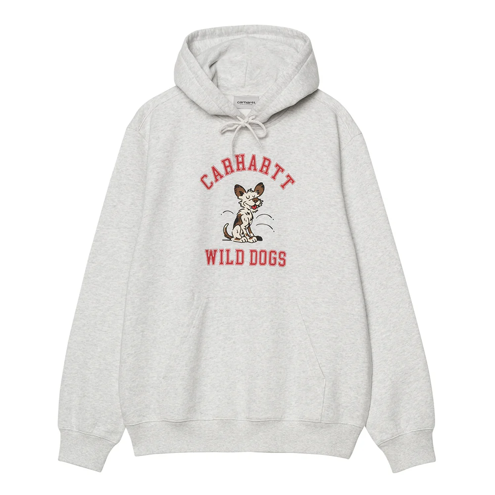 Hooded Wild Dog Sweatshirt | Ash Heather