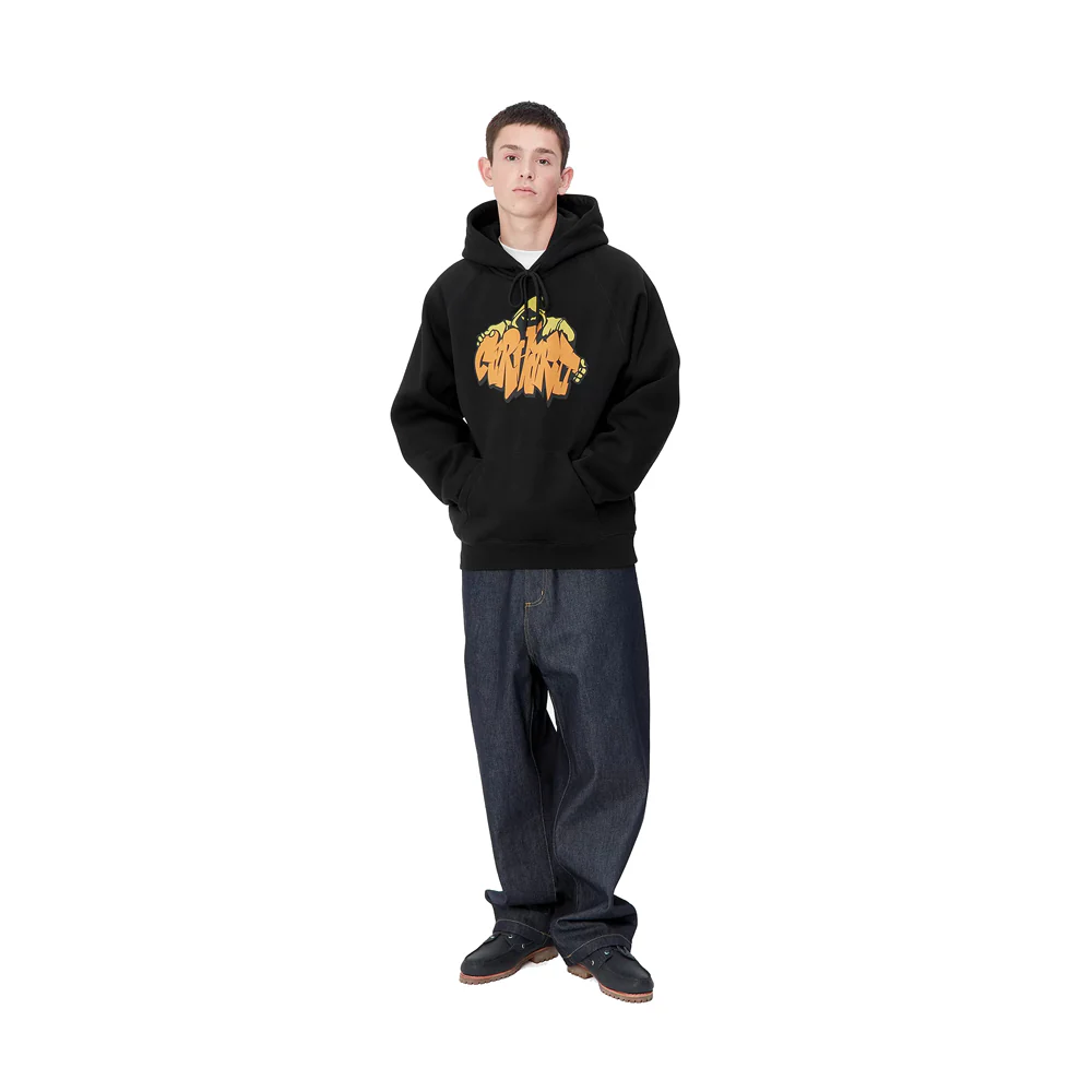 Hooded Yute Sweatshirt | Black - Image 5