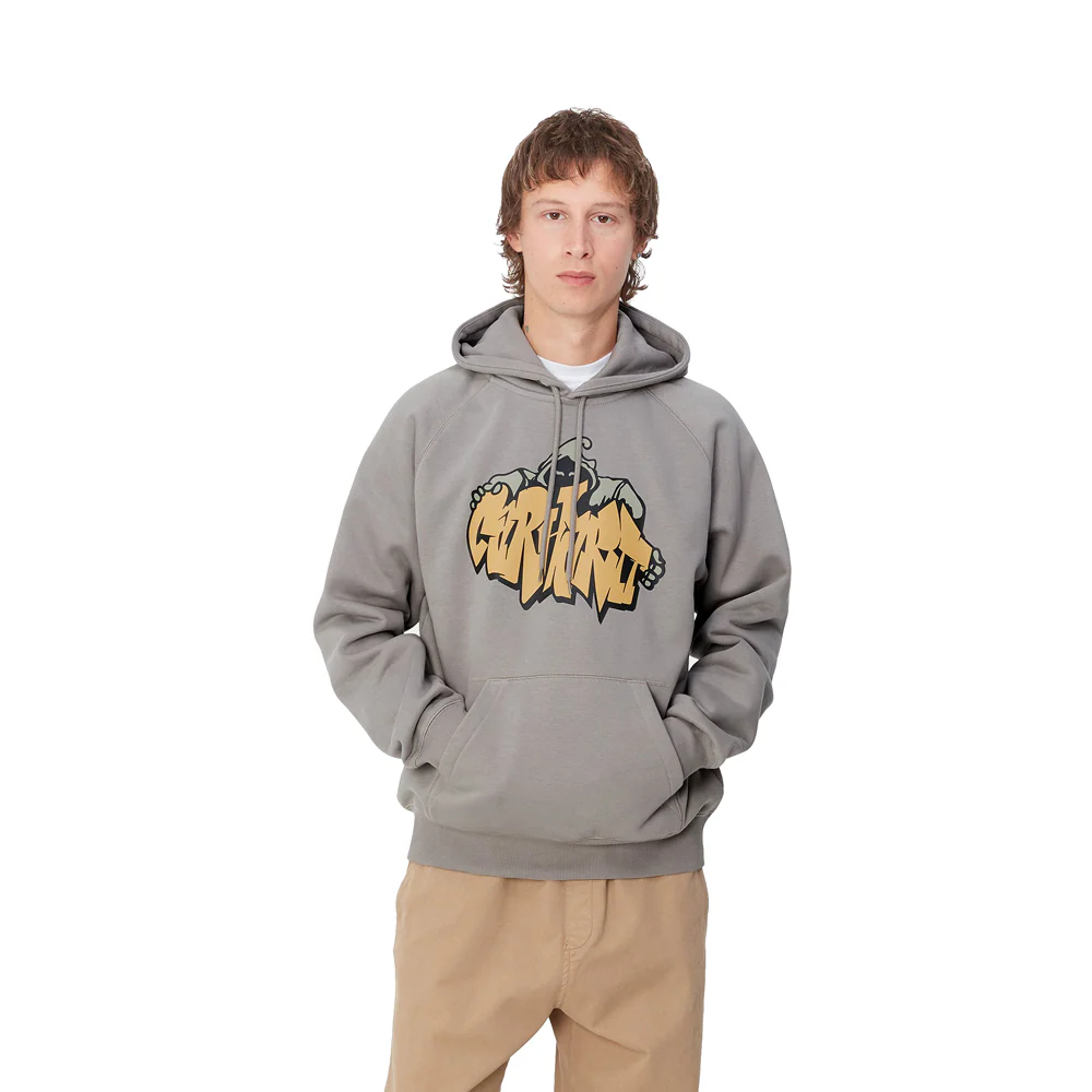 Hooded Yute Sweatshirt | Misty Grey - Image 3