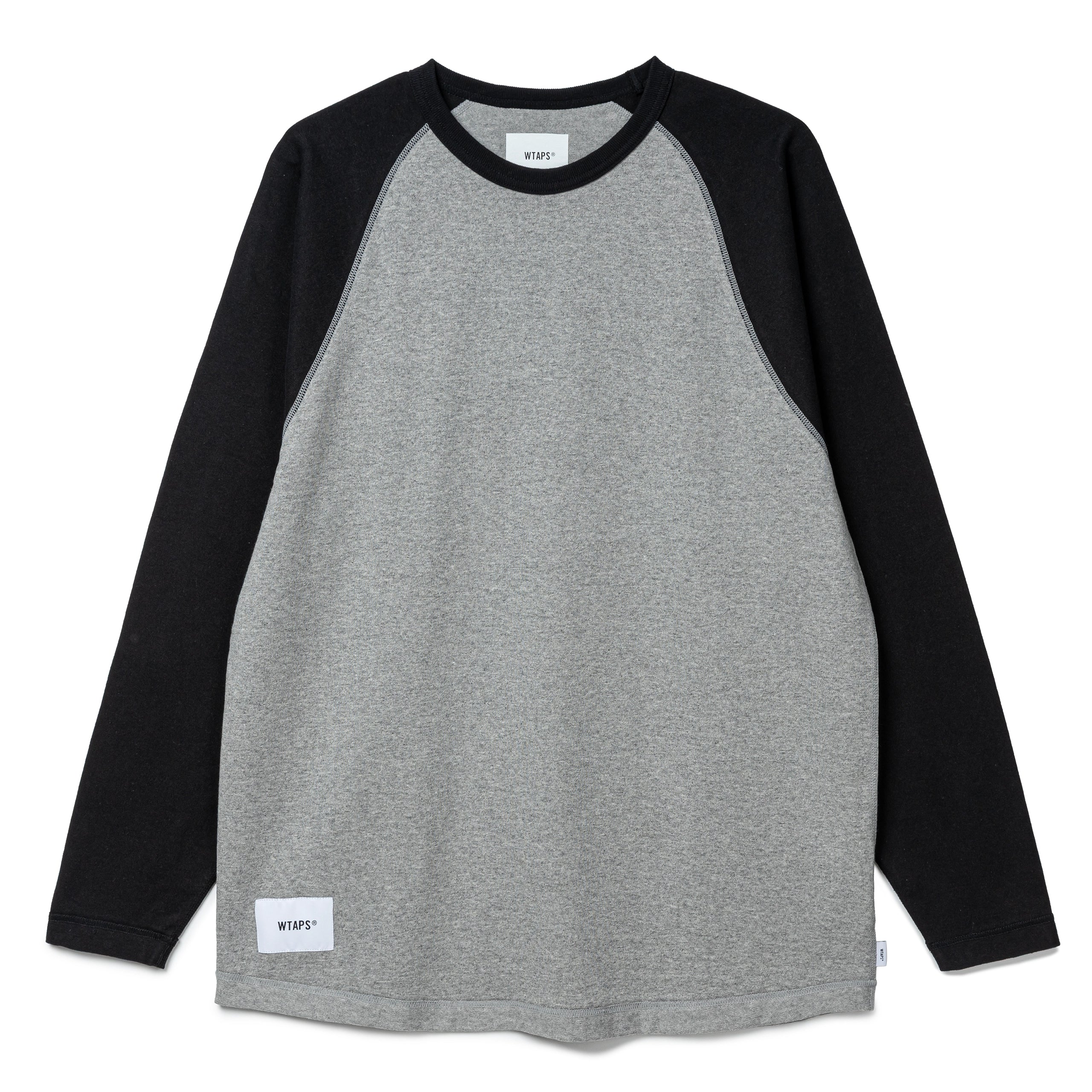 Ian / LS / Cotton | Black Gray
