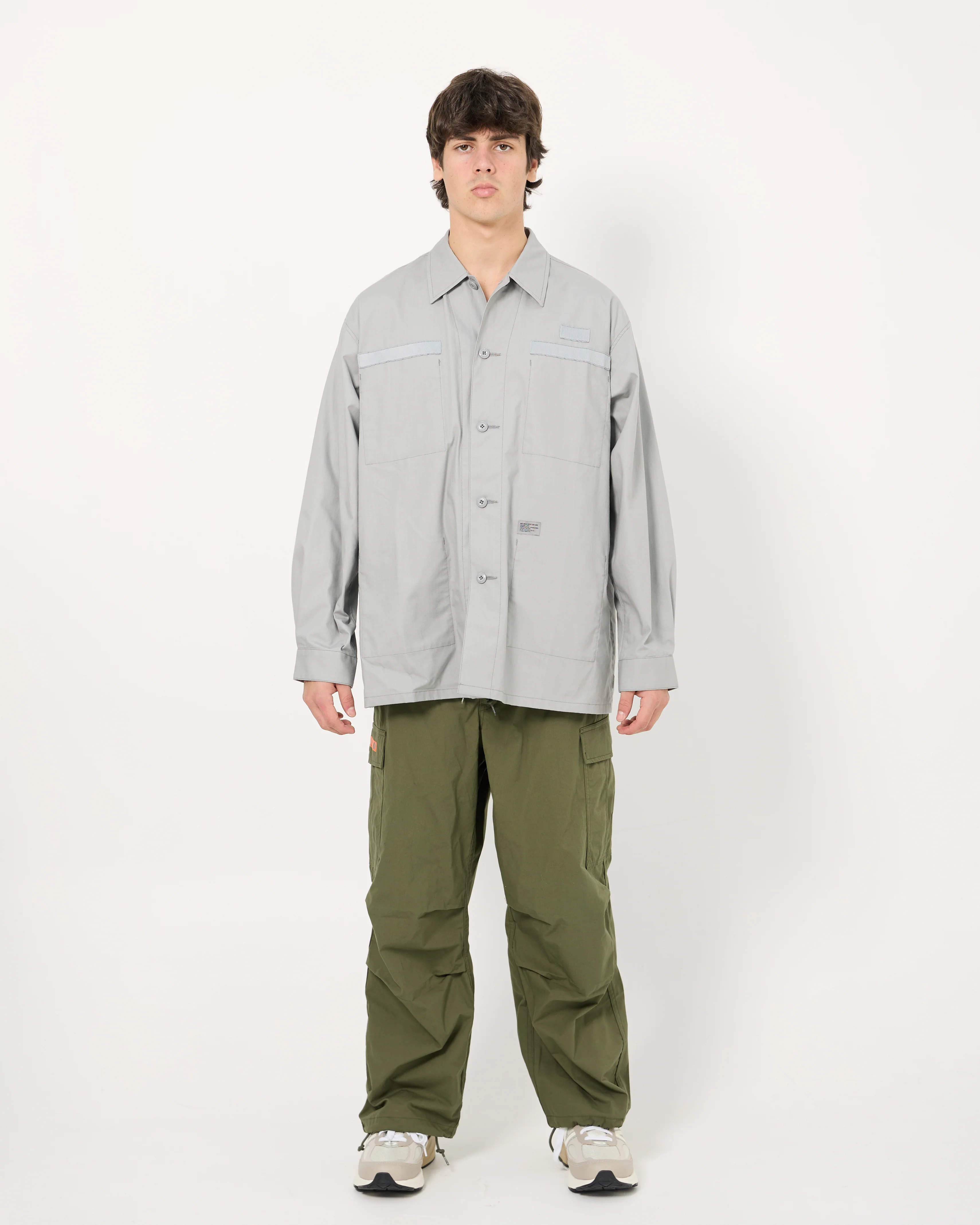 JMOD 01 / LS / Cotton. Ripstop | Gray - Image 5