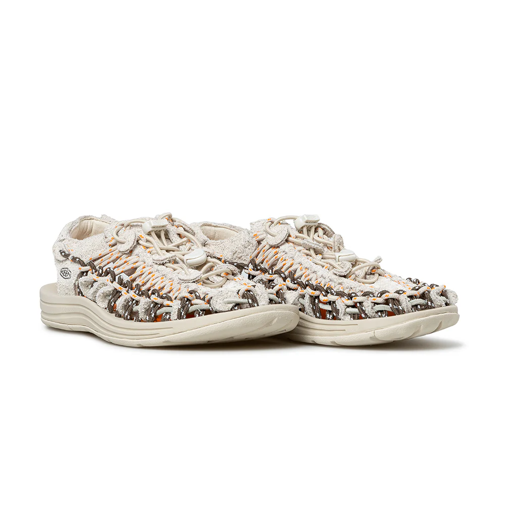Keen x Henrik Vibskov Uneek Leather Sneaker | Tangerine Cream - Image 2