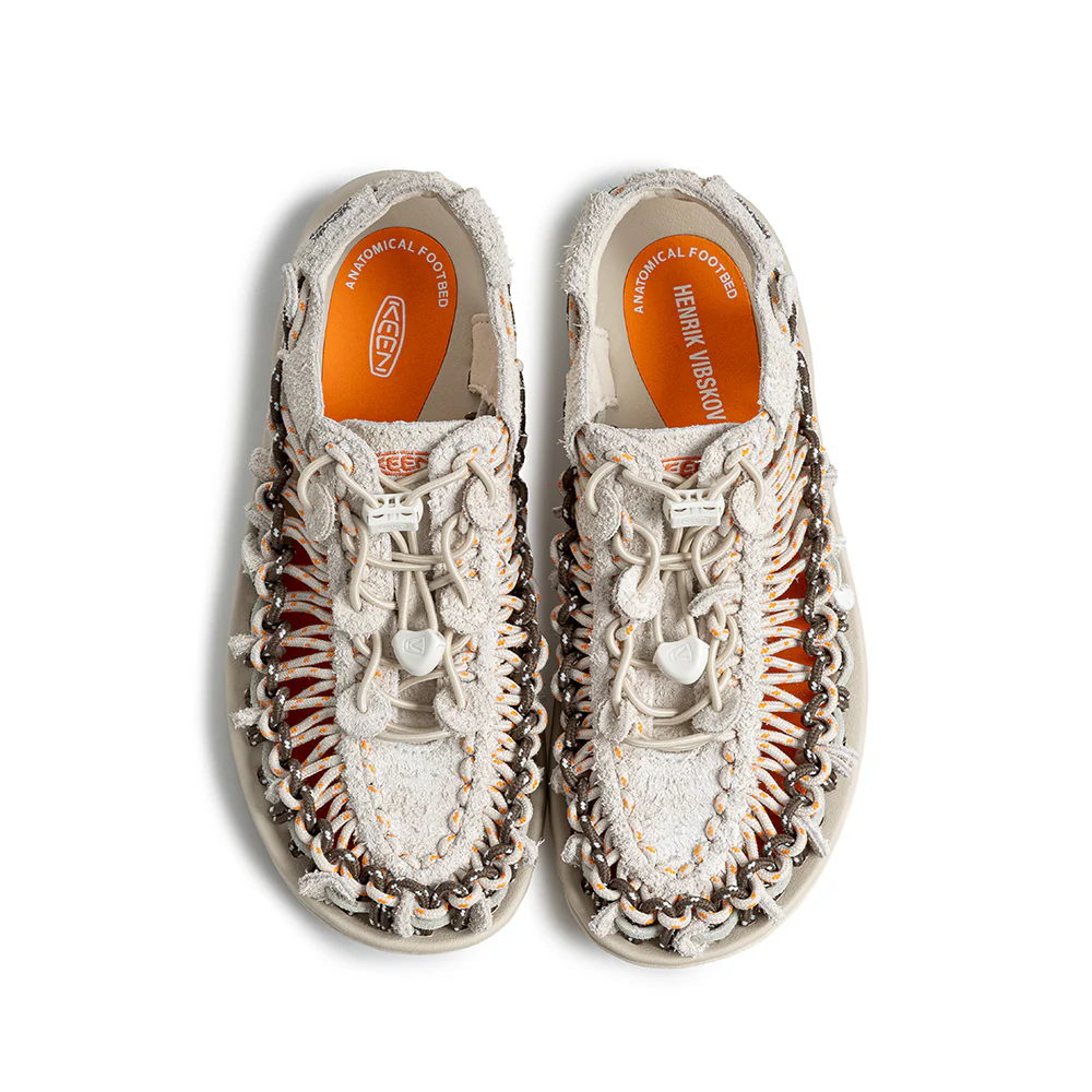 Keen x Henrik Vibskov Uneek Leather Sneaker | Tangerine Cream - Image 5