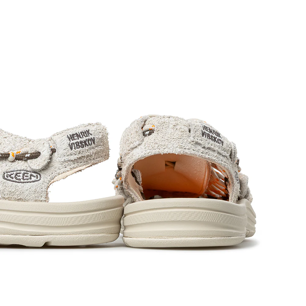 Keen x Henrik Vibskov Uneek Leather Sneaker | Tangerine Cream - Image 6