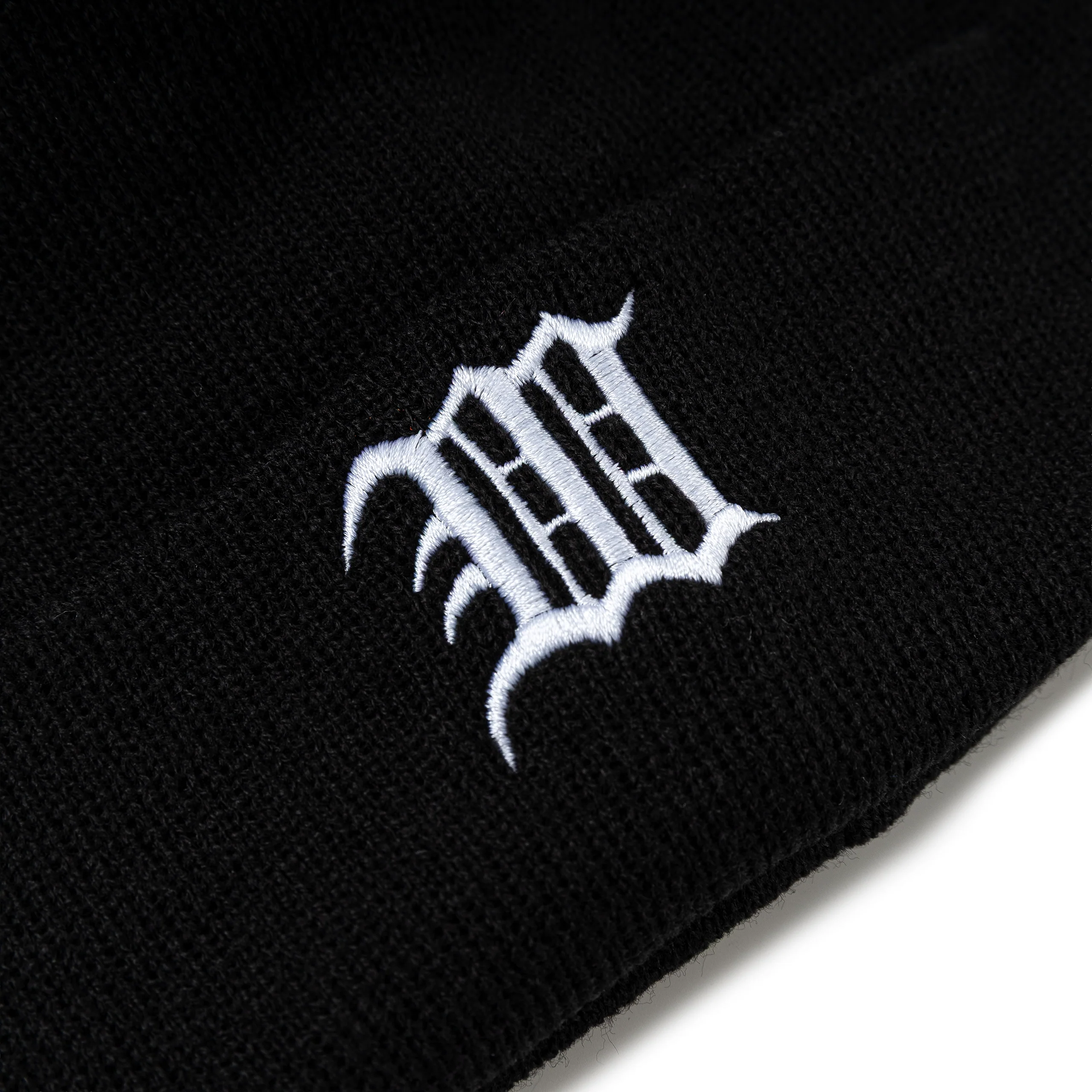 Knit Watch Cap Type-2 | Black - Image 3