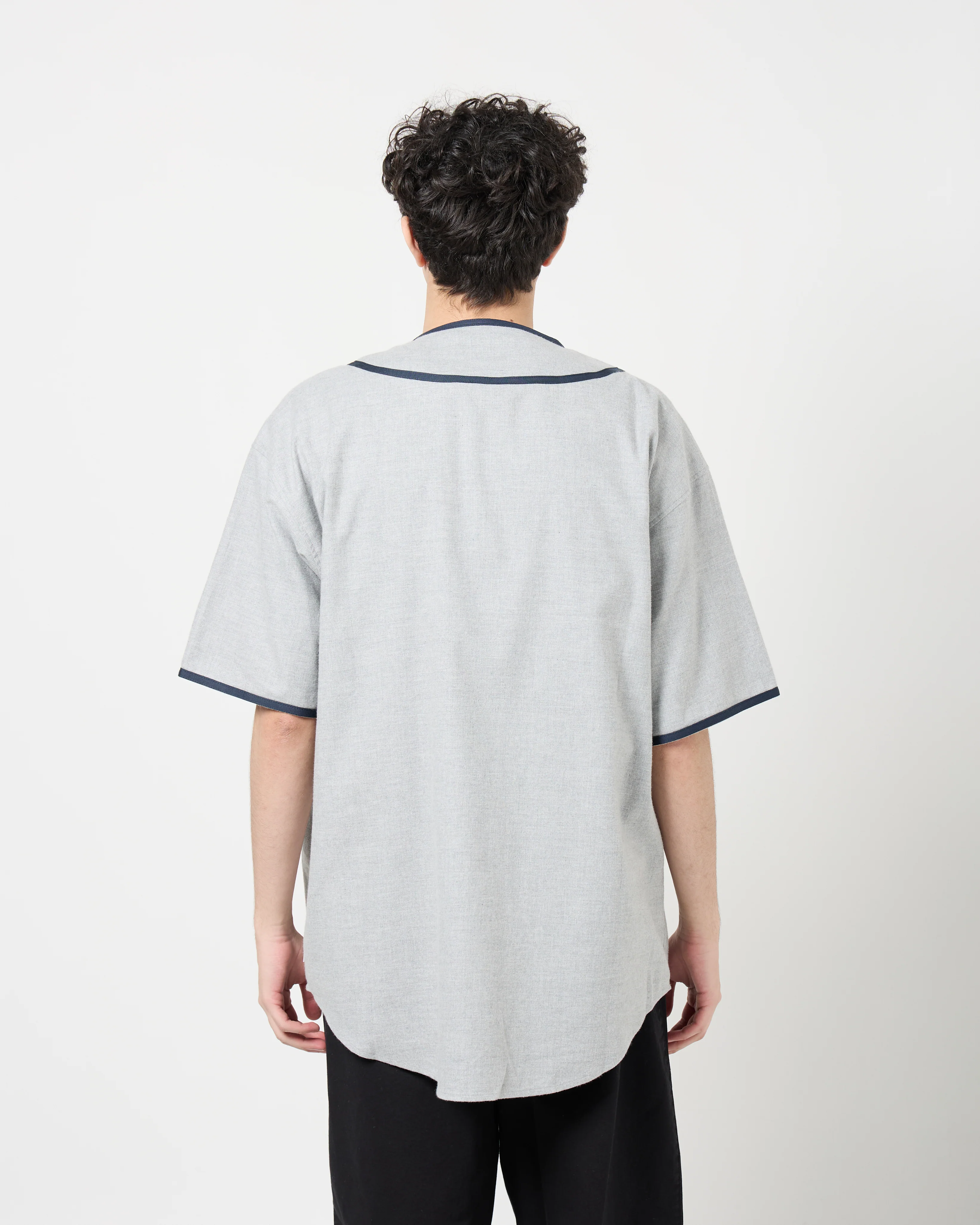 League / SS / Cotton. Twill | Gray - Image 5