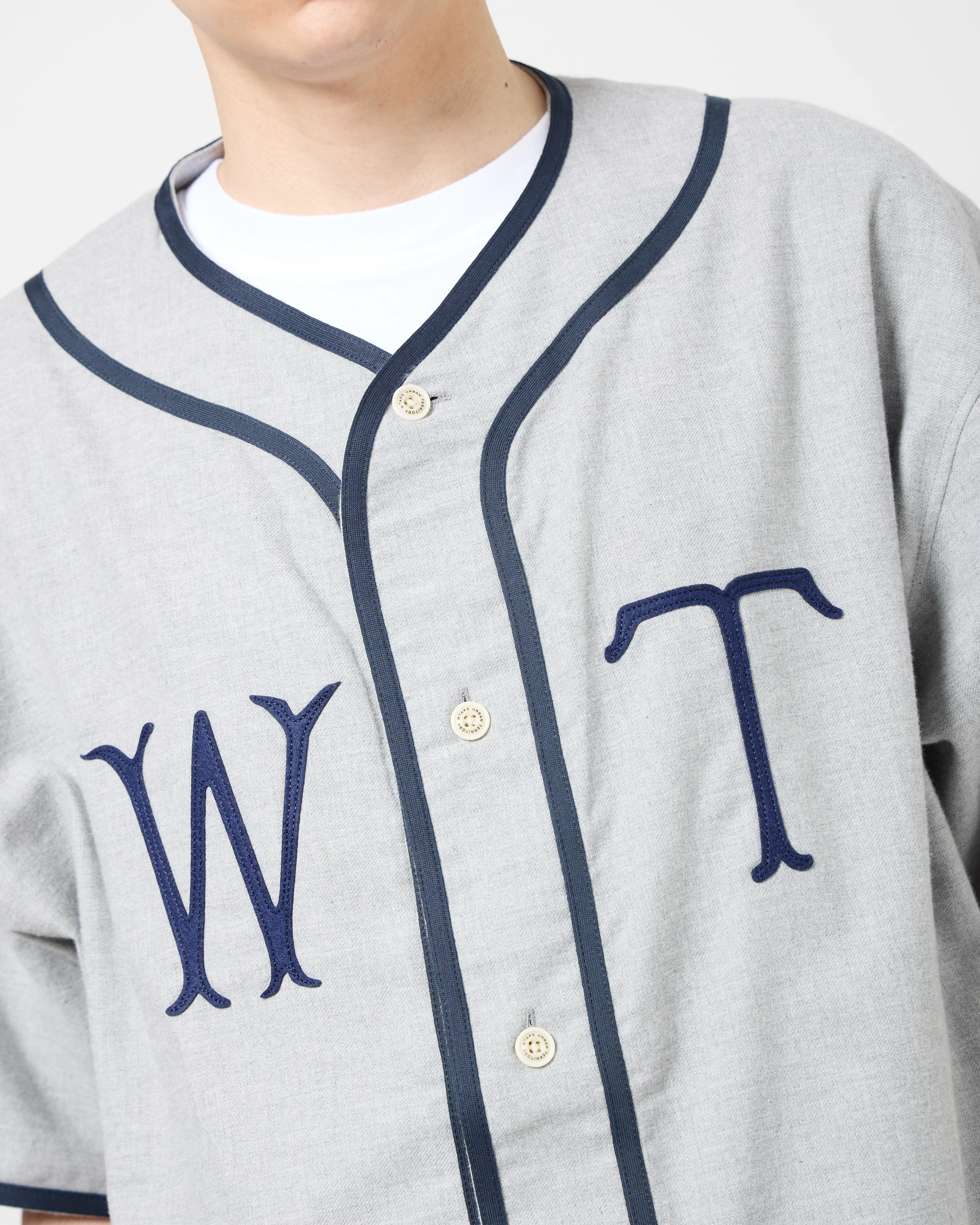 League / SS / Cotton. Twill | Gray - Image 6
