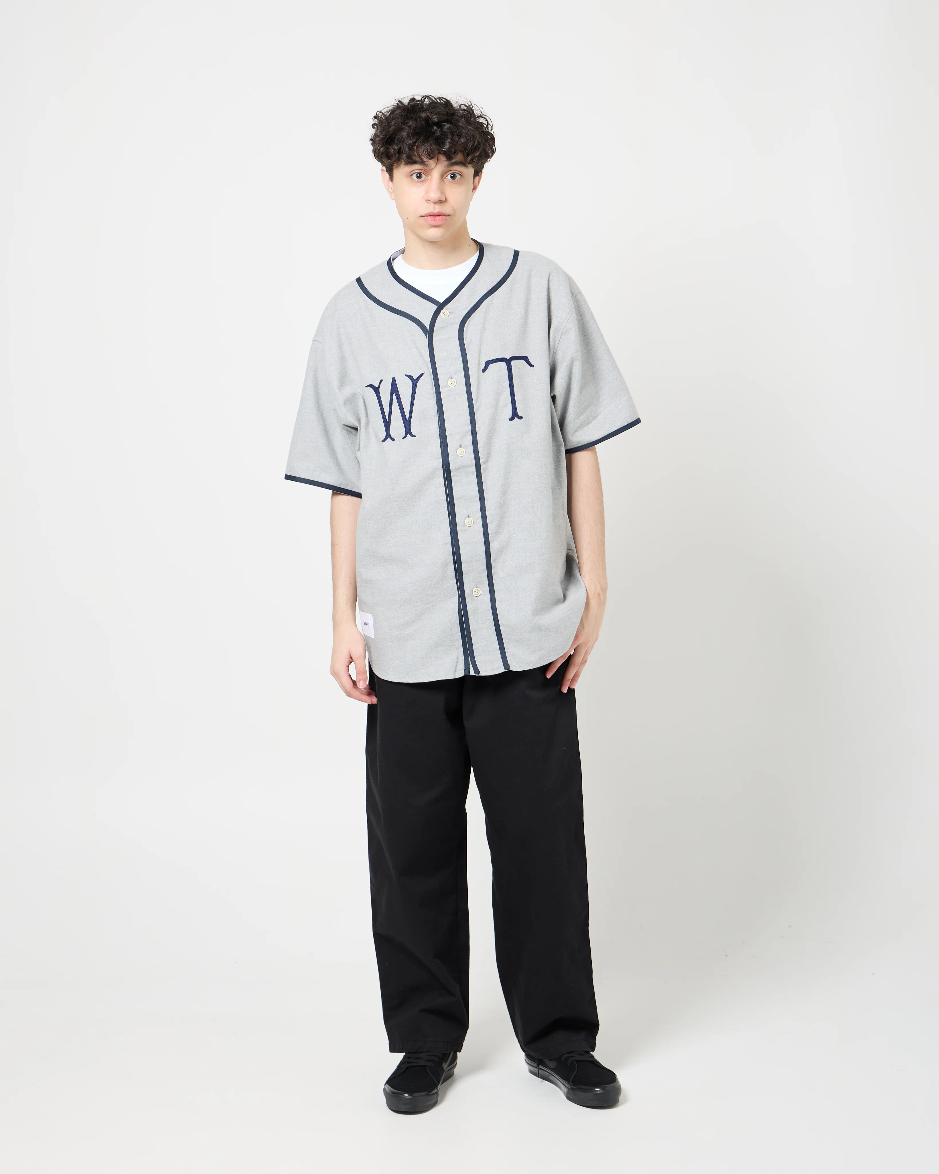 League / SS / Cotton. Twill | Gray - Image 7