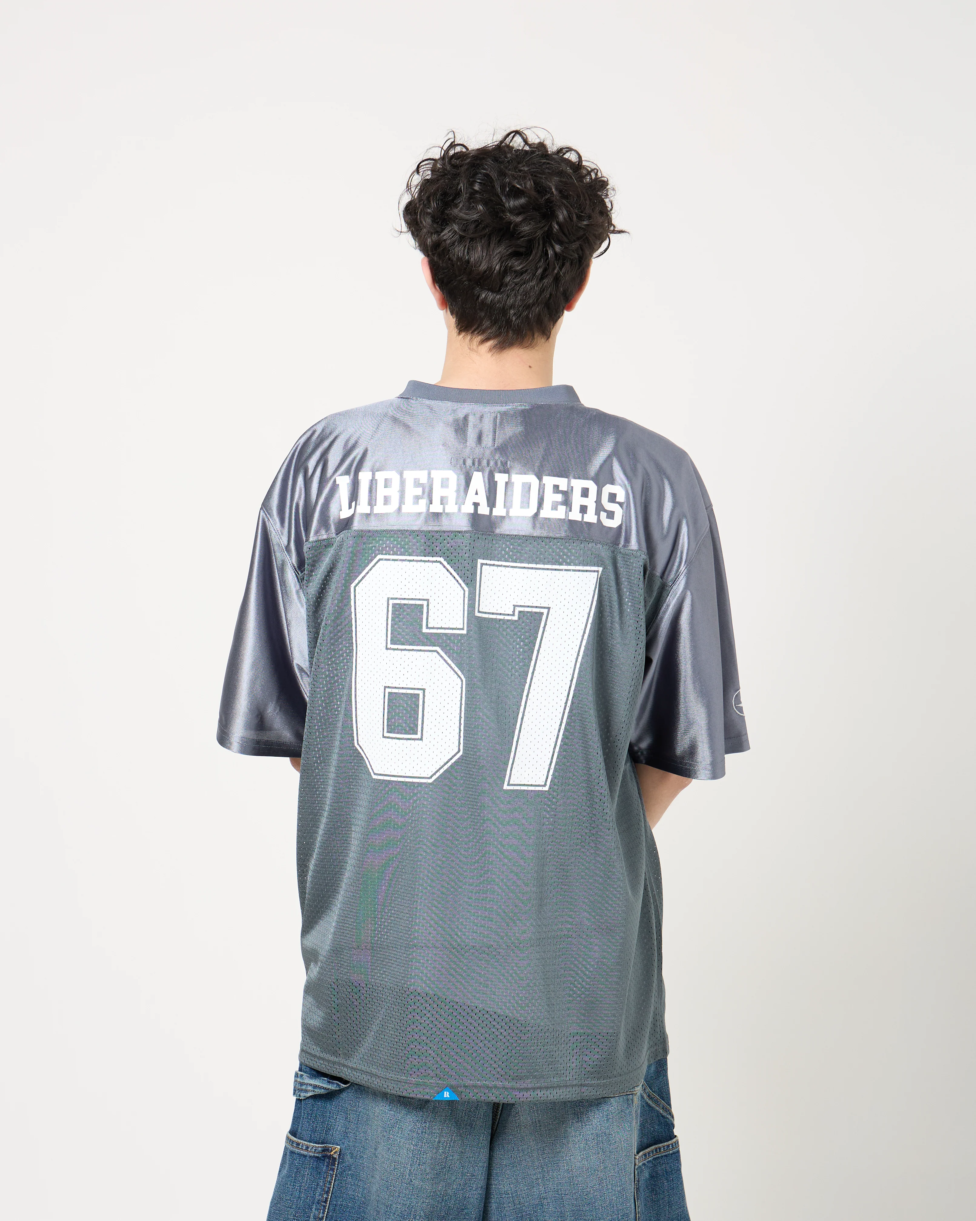 Liberaiders Football Tee | Gray - Image 5