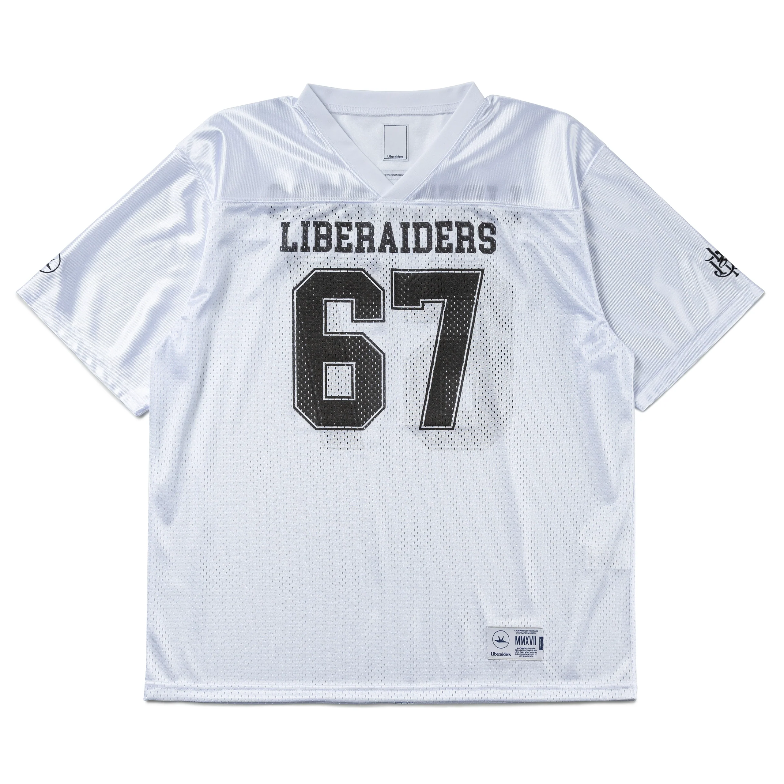 Liberaiders Football Tee | White