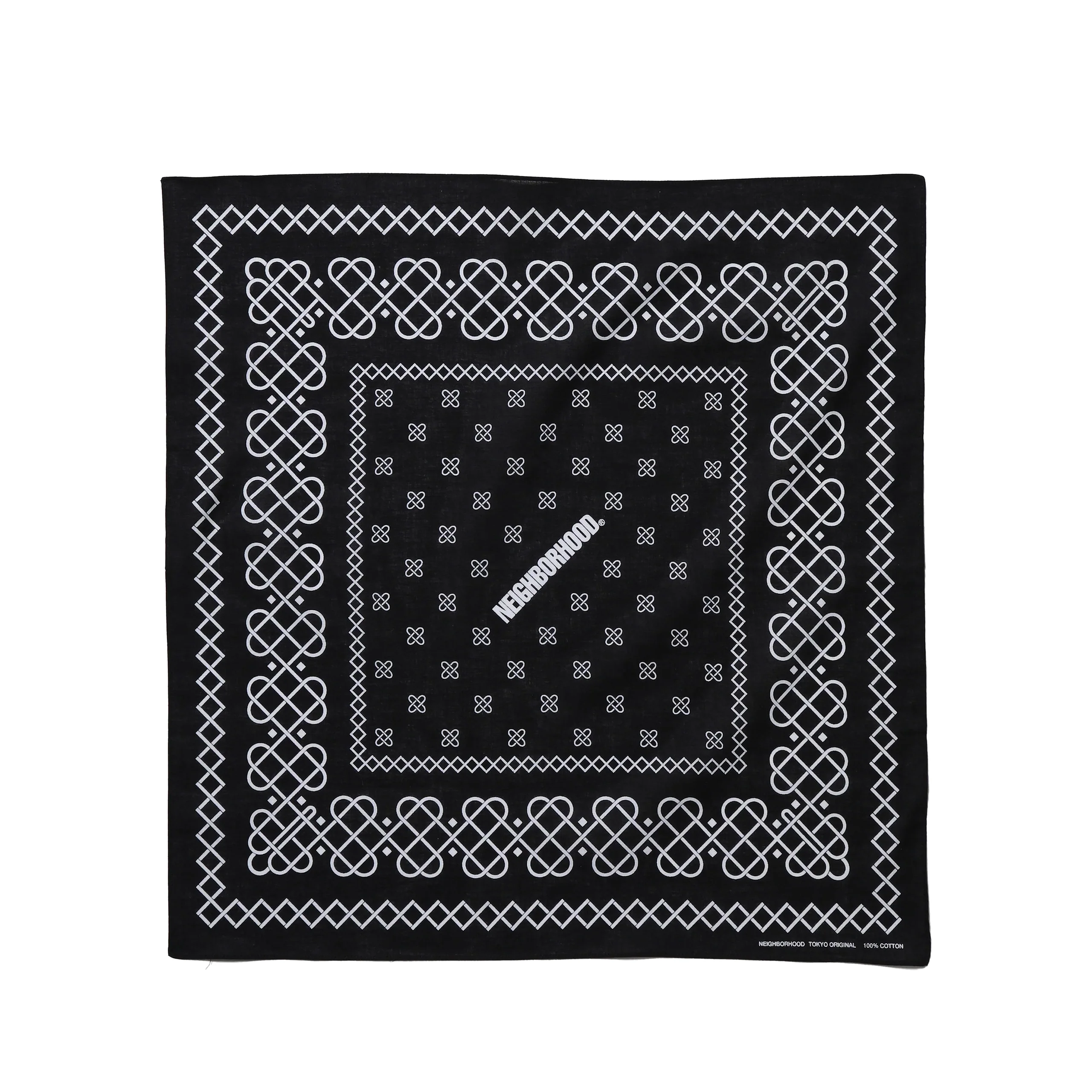 Line Pattern Bandana | Black