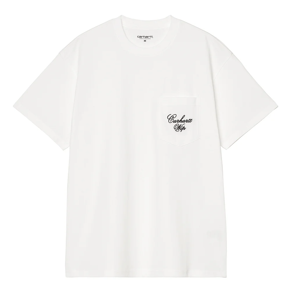 Longhand Pocket Tee | White