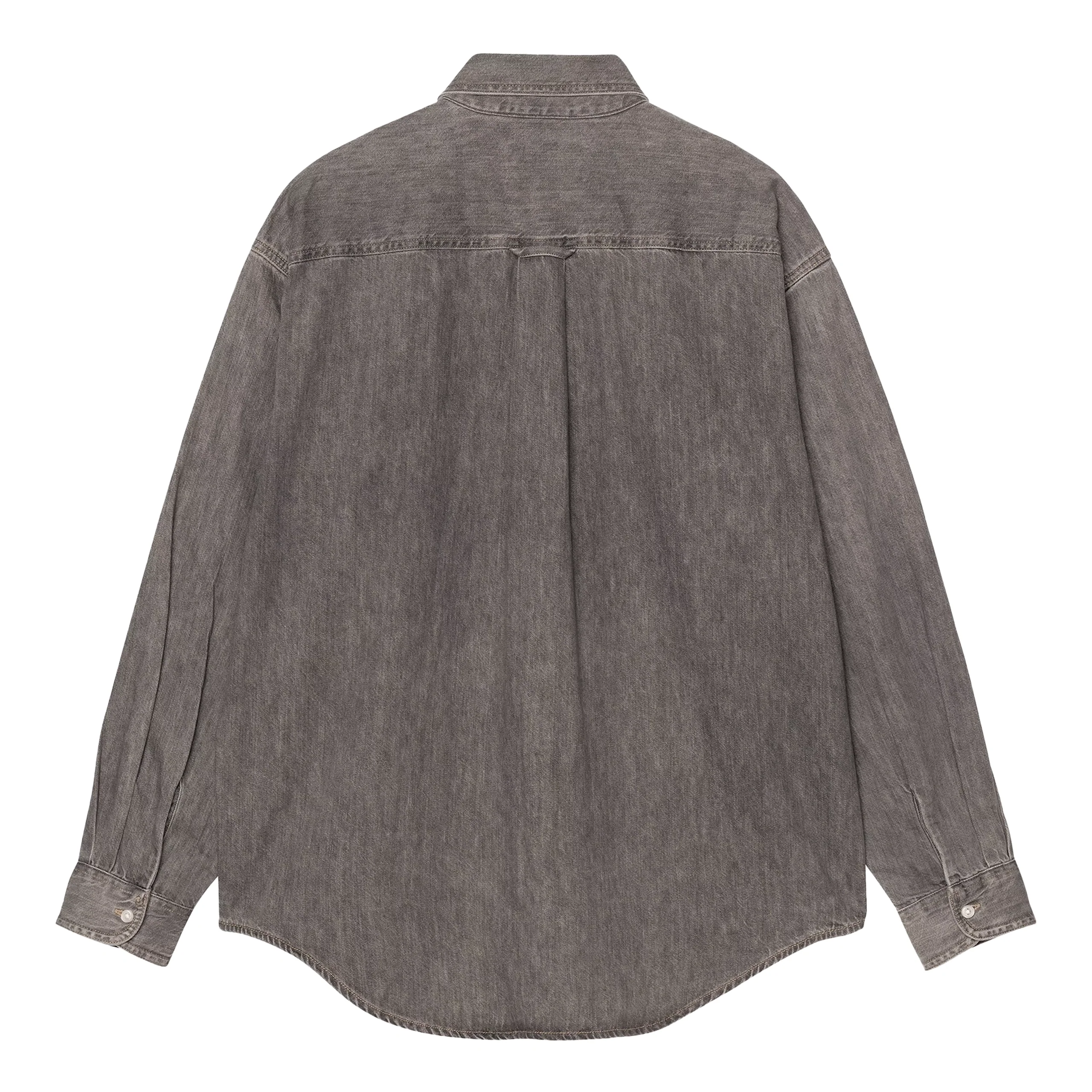 Lucas L/S Shirt | Black Bleached - Image 2