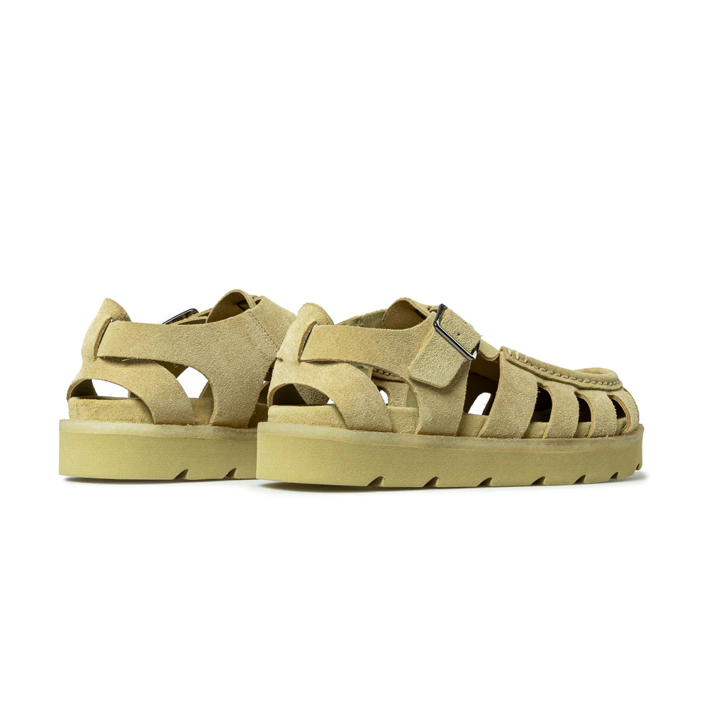 Meare Buckle Dark Maple Suede | Beige - Image 3