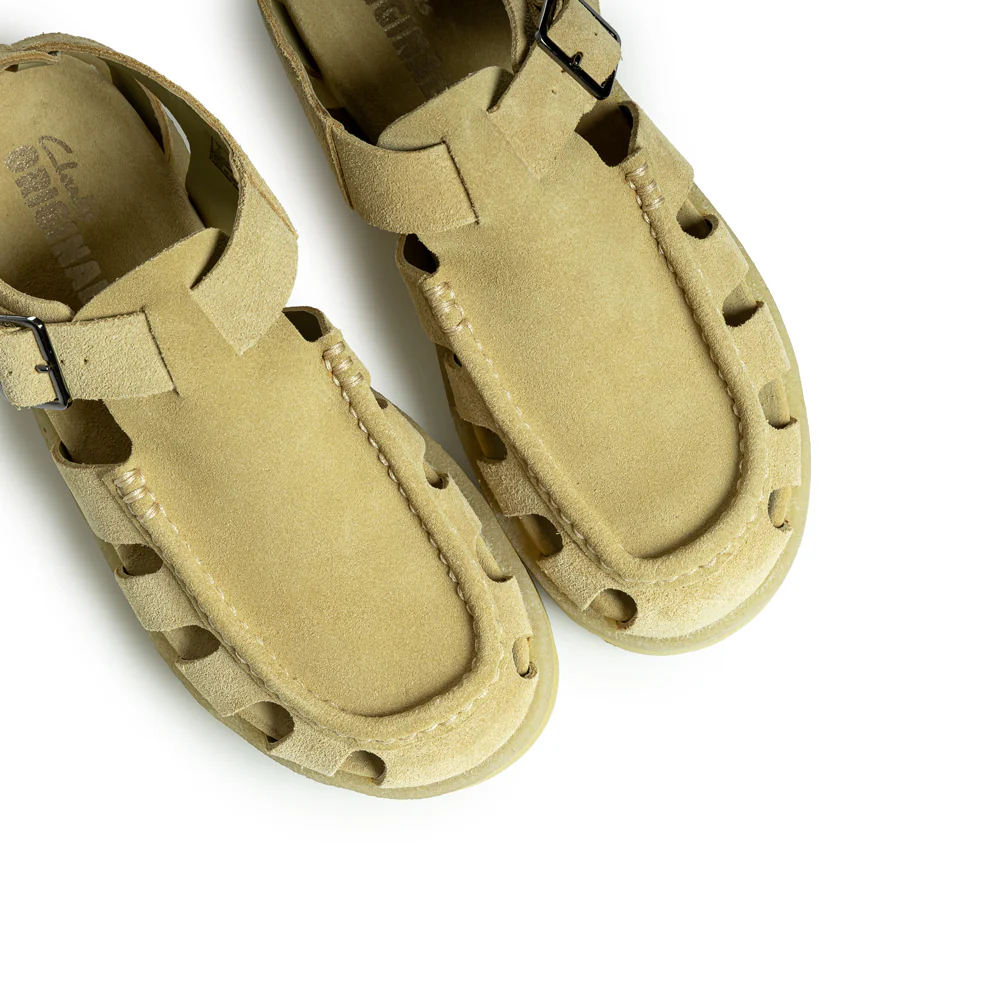 Meare Buckle Dark Maple Suede | Beige - Image 5