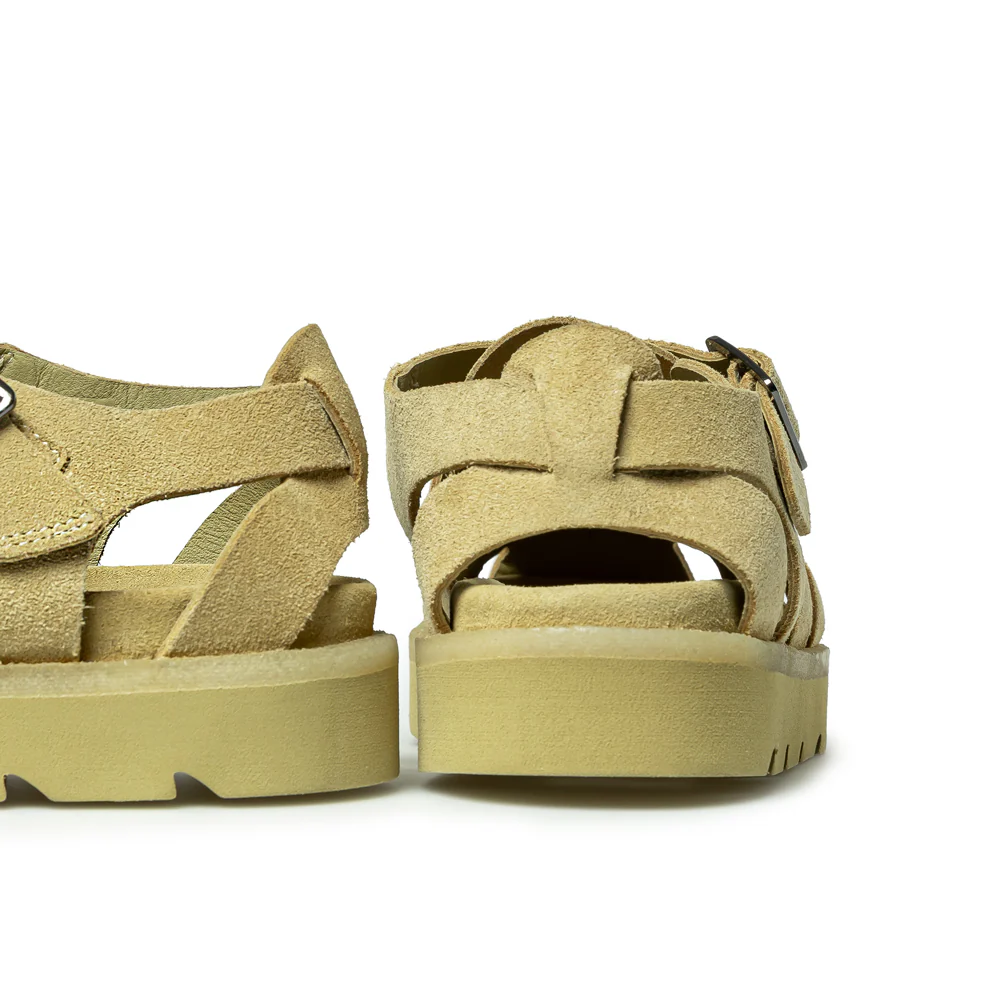 Meare Buckle Dark Maple Suede | Beige - Image 6