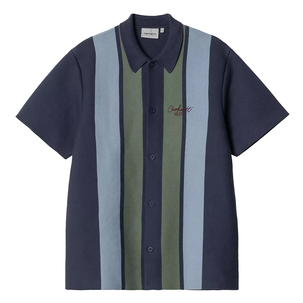 Memory Knit Shirt | Percy Stripe Inked