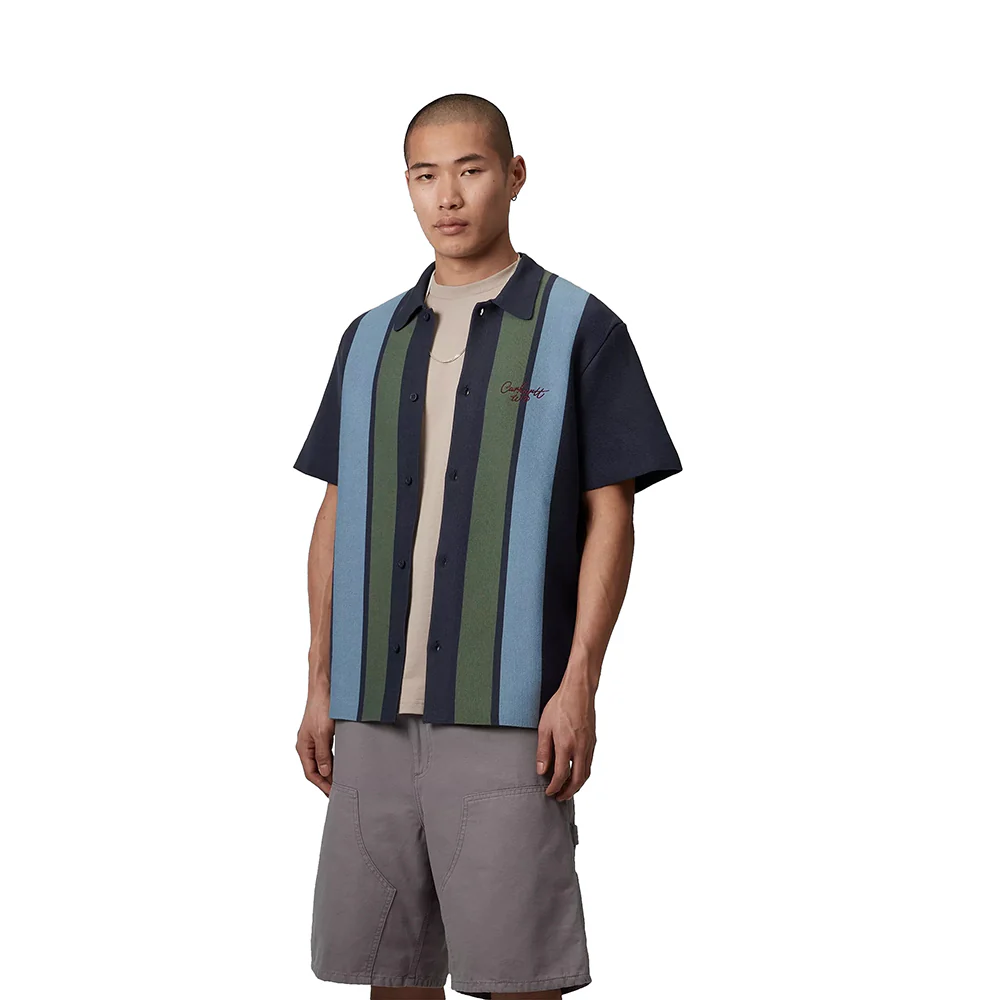 Memory Knit Shirt | Percy Stripe Inked - Image 3