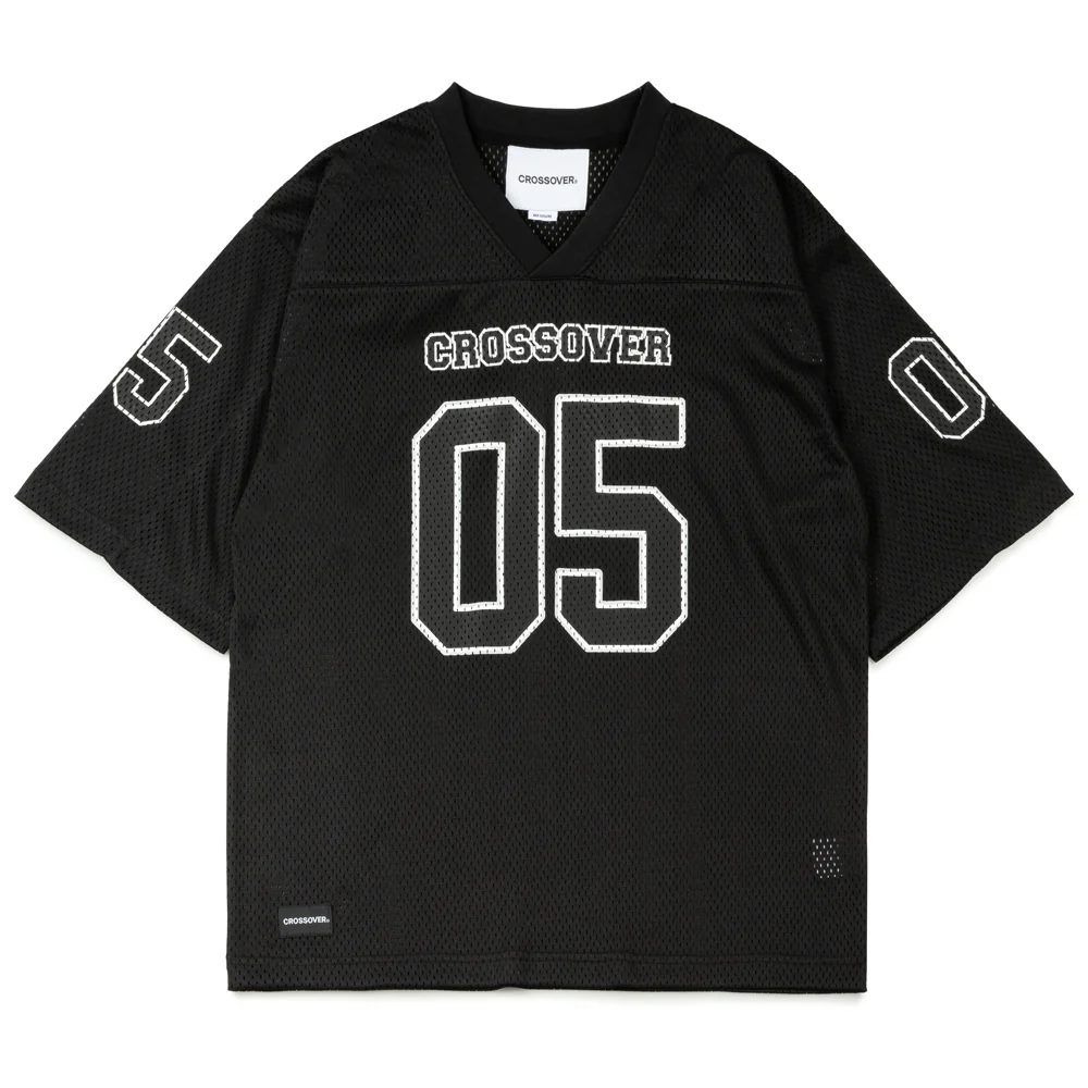 Mesh Football Jersey | Black