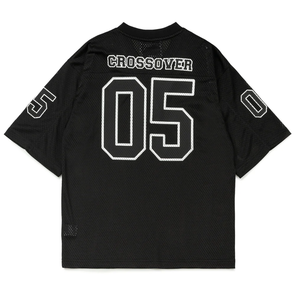Mesh Football Jersey | Black - Image 2