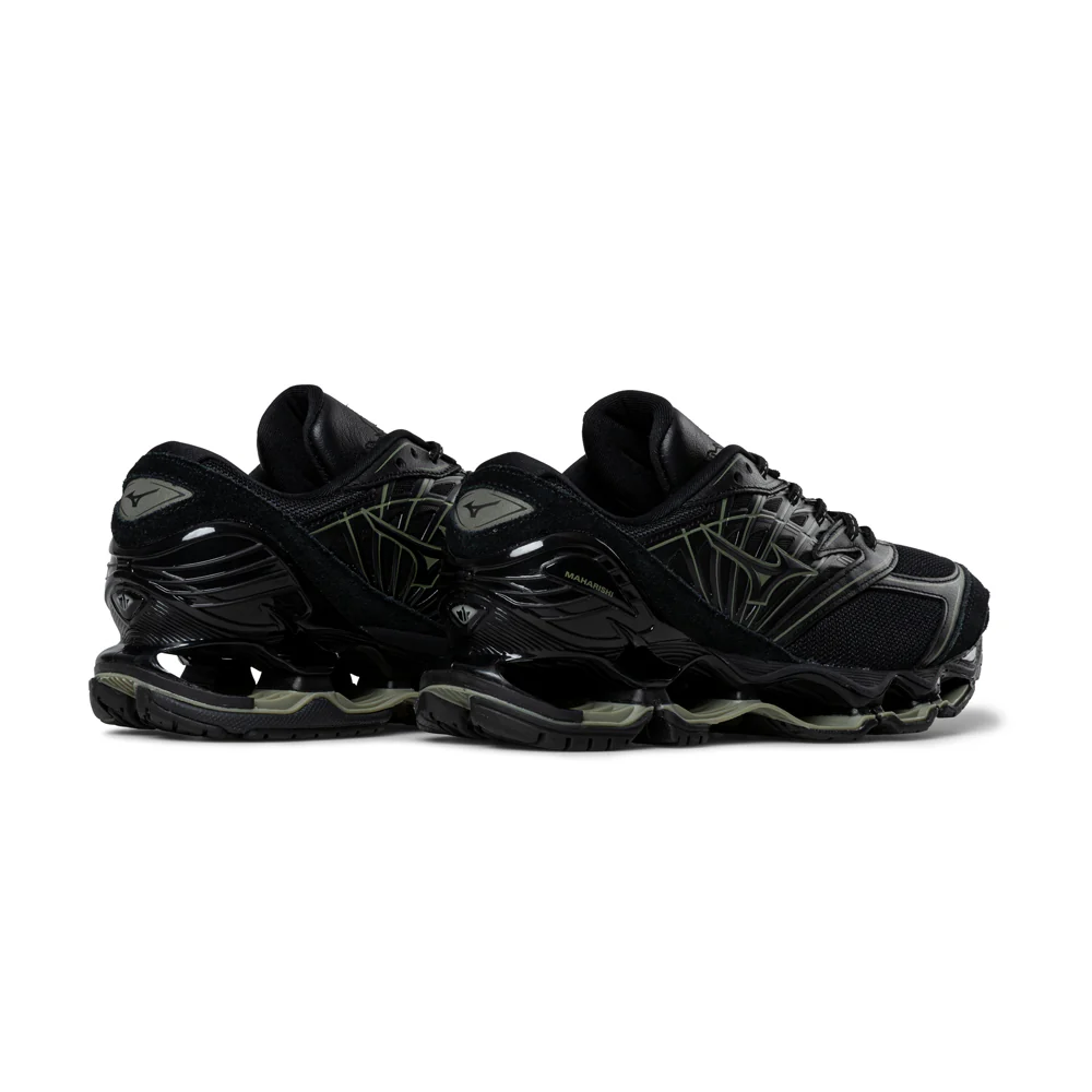 Mizuno x Maharishi Wave Prophecy LS | Black Sand - Image 3