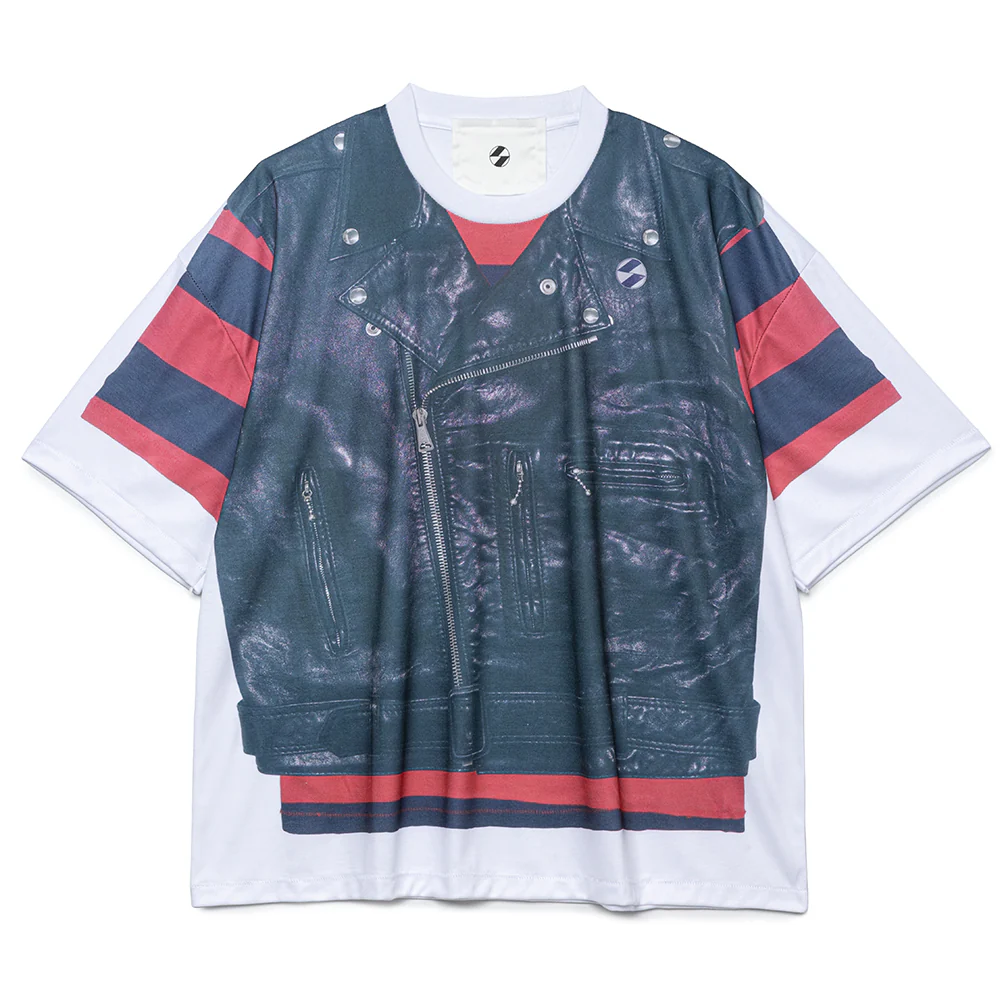 Moto Border OS Tee | White