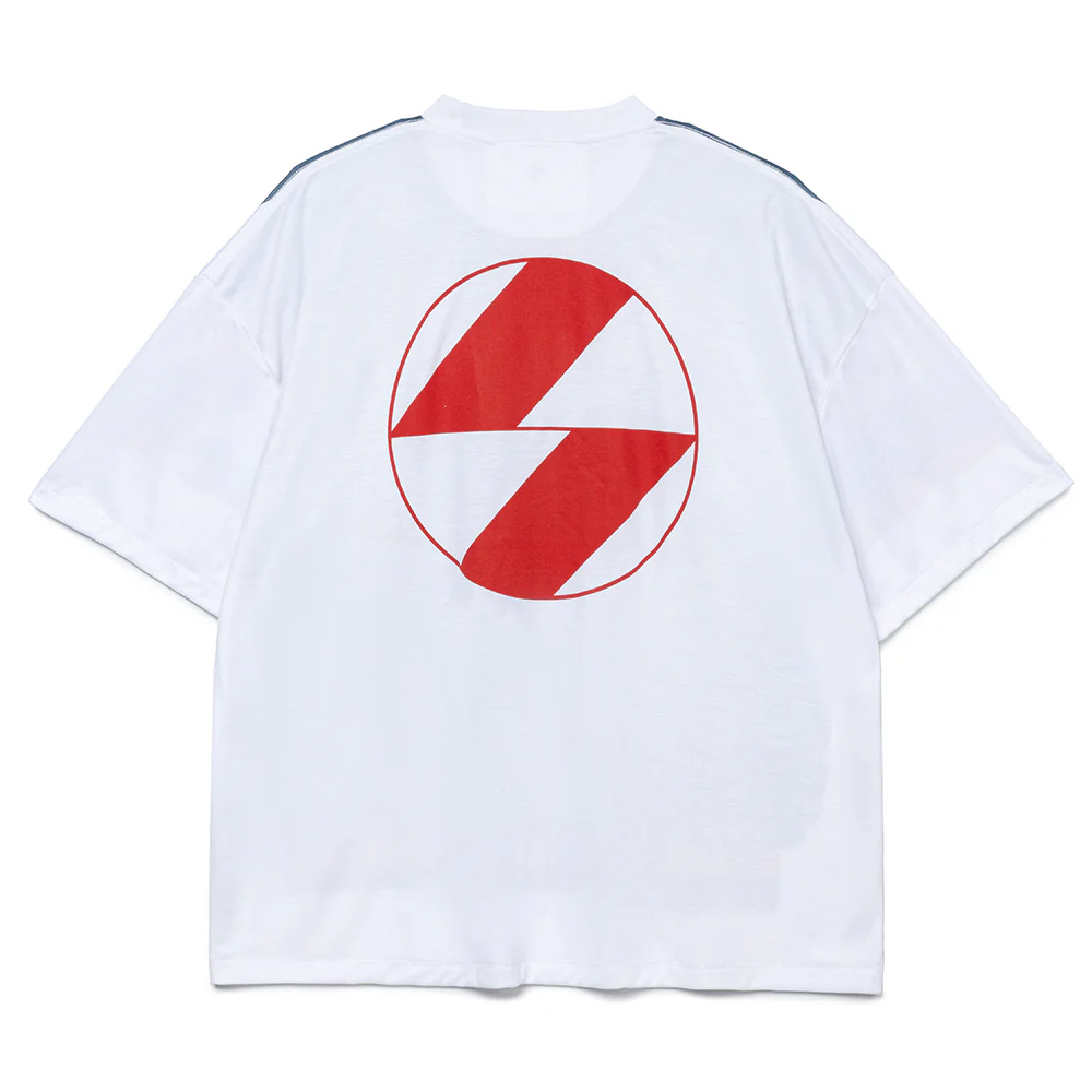 Moto Border OS Tee | White - Image 2