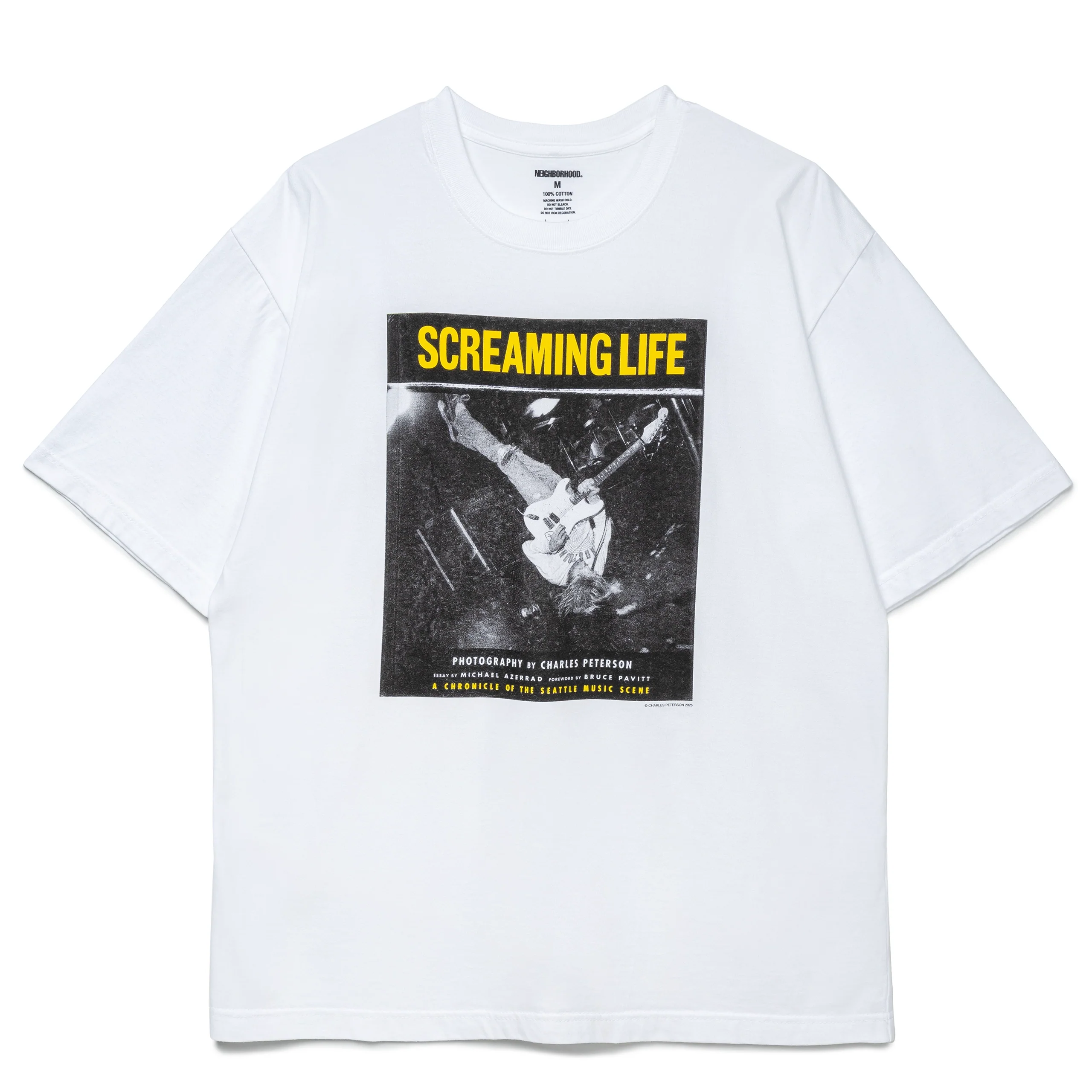 NH x Charles Peterson . SS-1 Tee | White