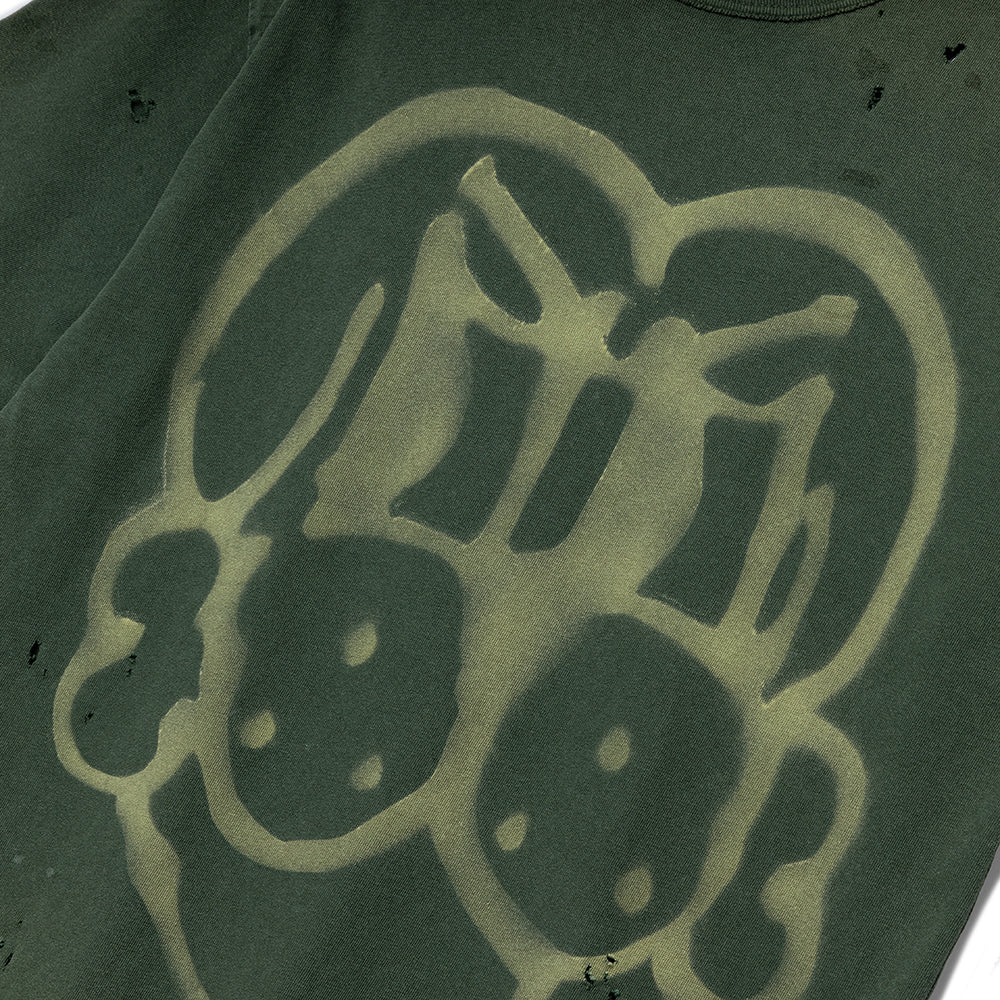 NH x Chito . Savage Crewneck Tee | Olive Drab - Image 3