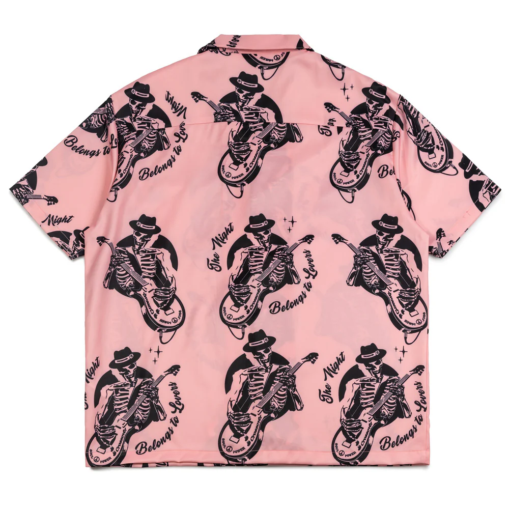 Night Lovers Hawaii Shirt | Pink - Image 2
