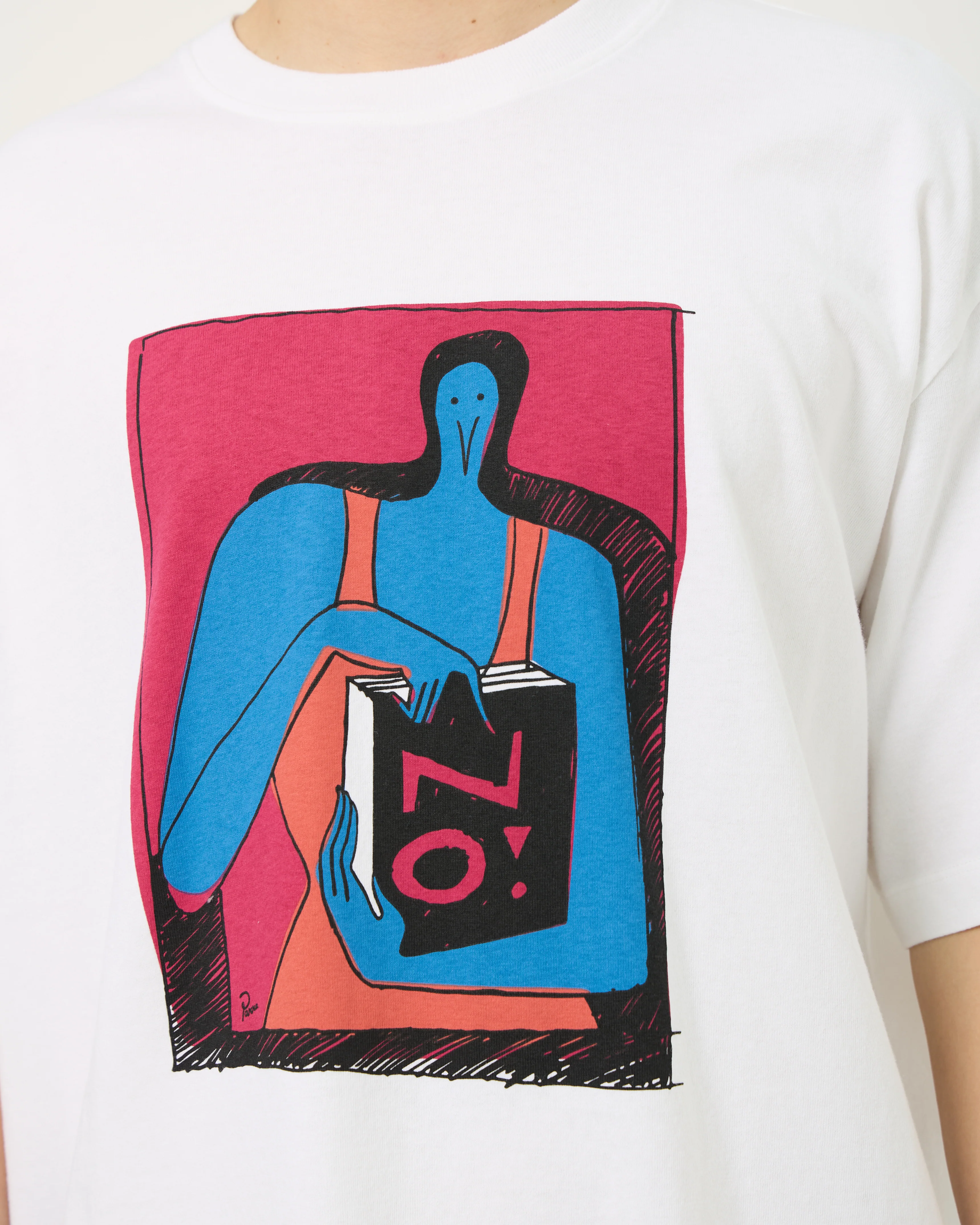 No Books Tee | White - Image 6