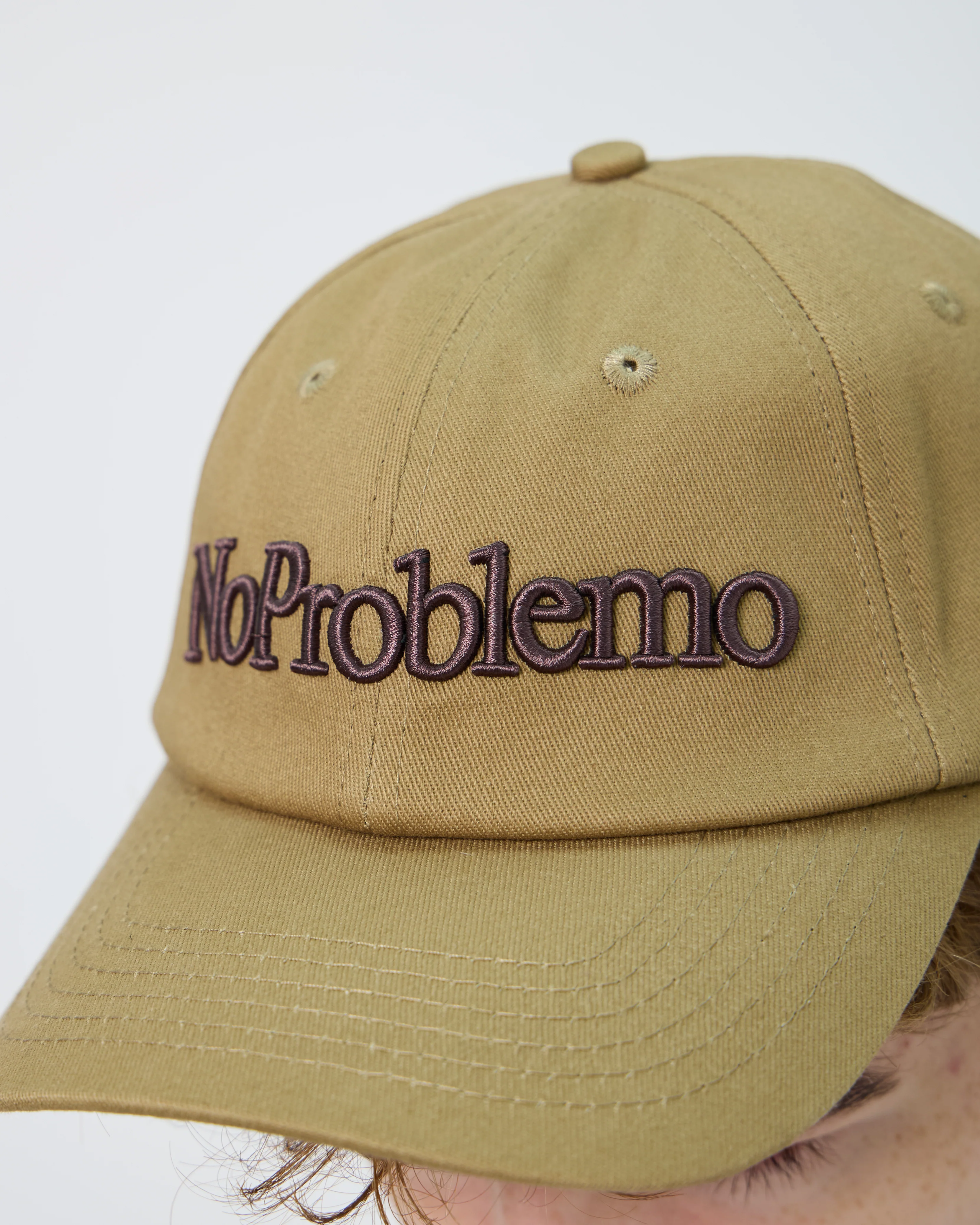 No Problemo Cap | Khaki - Image 6