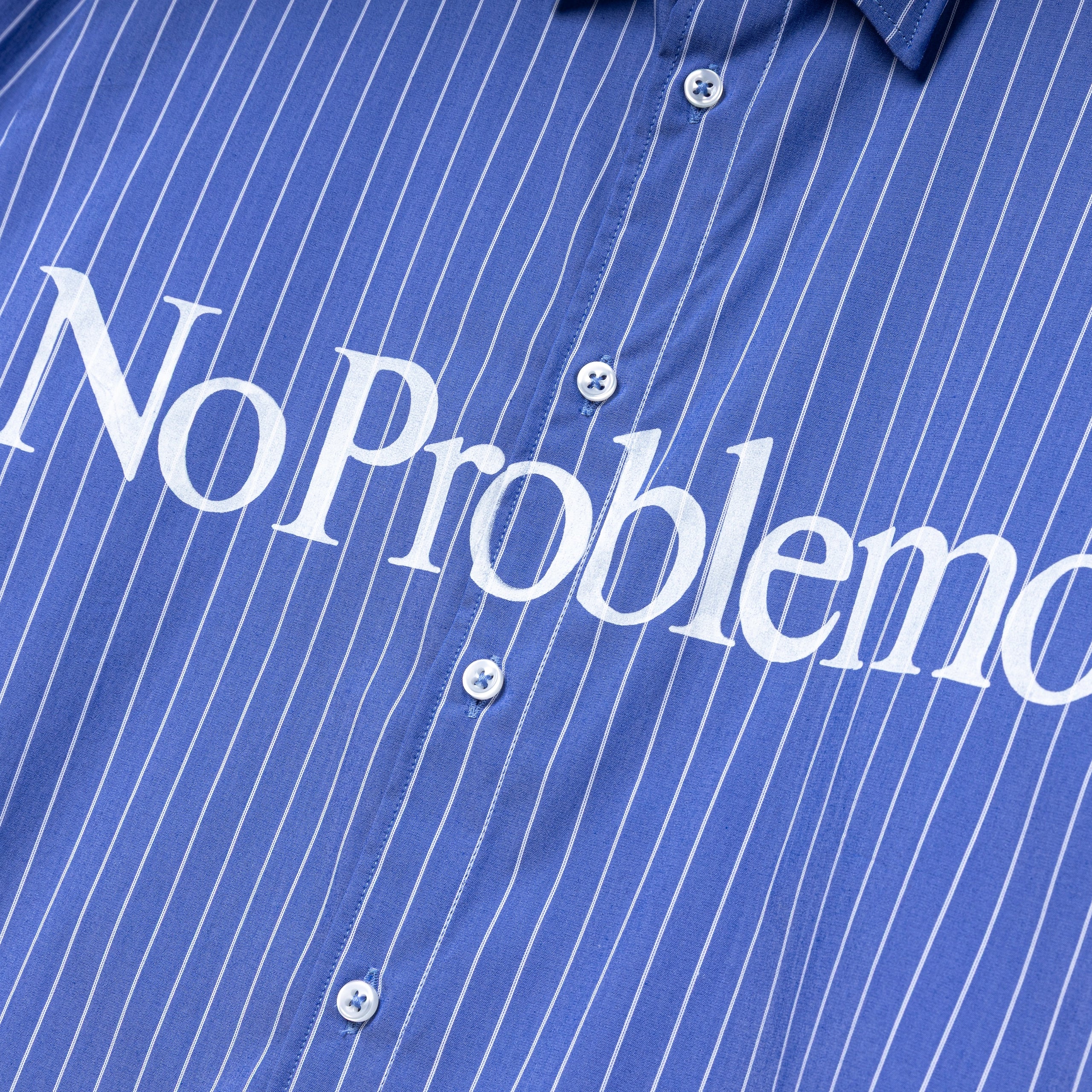 No Problemo Poplin L/S Shirt | Navy - Image 3