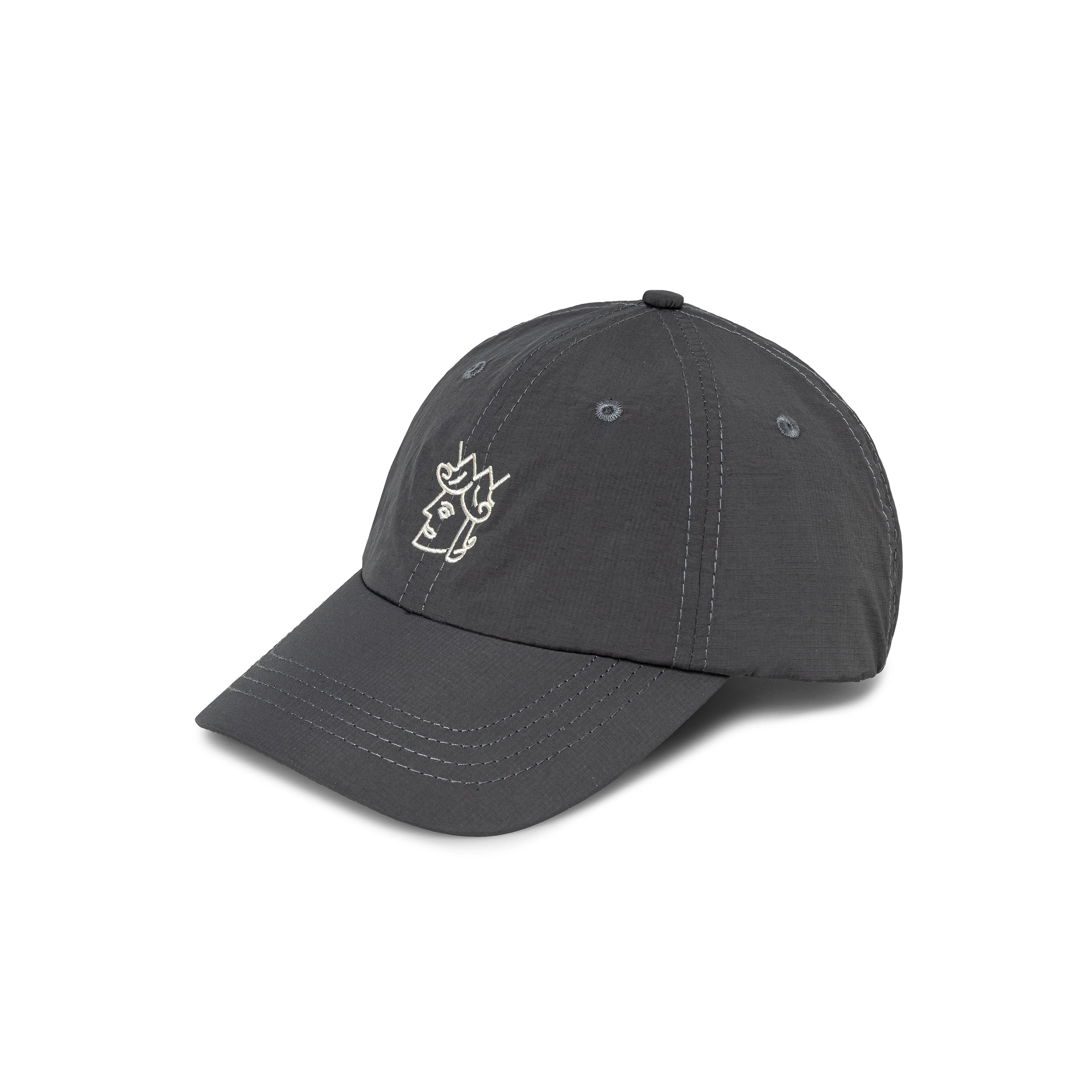 Nylon QH Logo Cap | Charcoal - Image 2