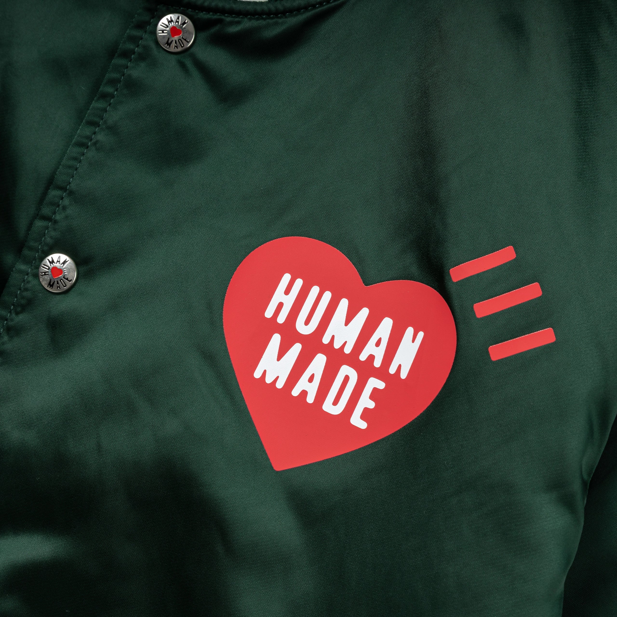 Nylon Stadium Jacket | Green - Image 3
