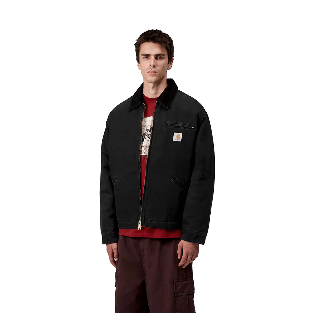 OG Detroit Jacket | Black (Stone Canvas) - Image 4
