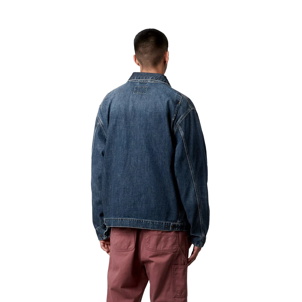 OG Detroit Jacket (Spring) | Blue (dark used wash) - Image 4