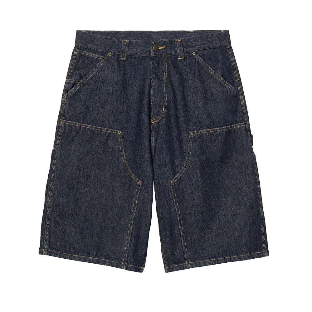 OG Double Knee Short | Blue (Rinsed)
