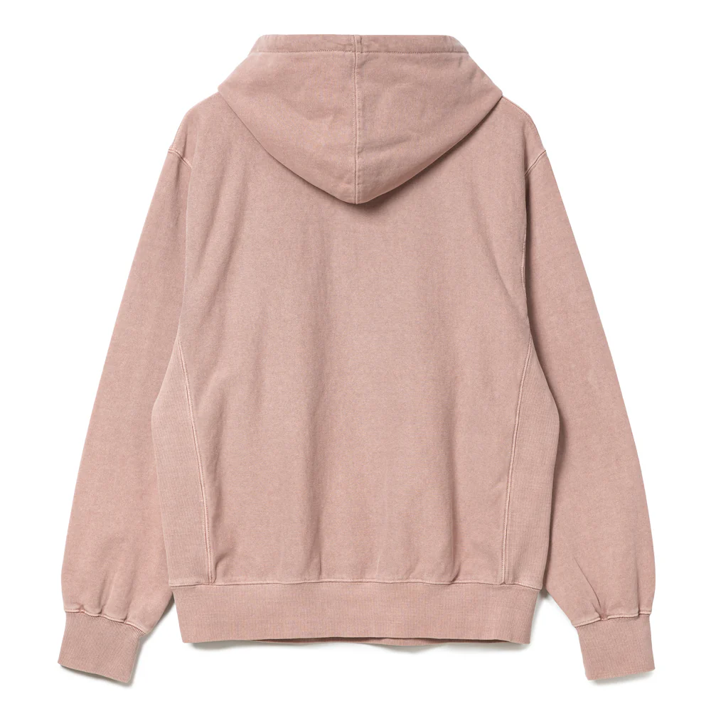 Overdyed Embroidery Hoodie | Dusty Pink - Image 2