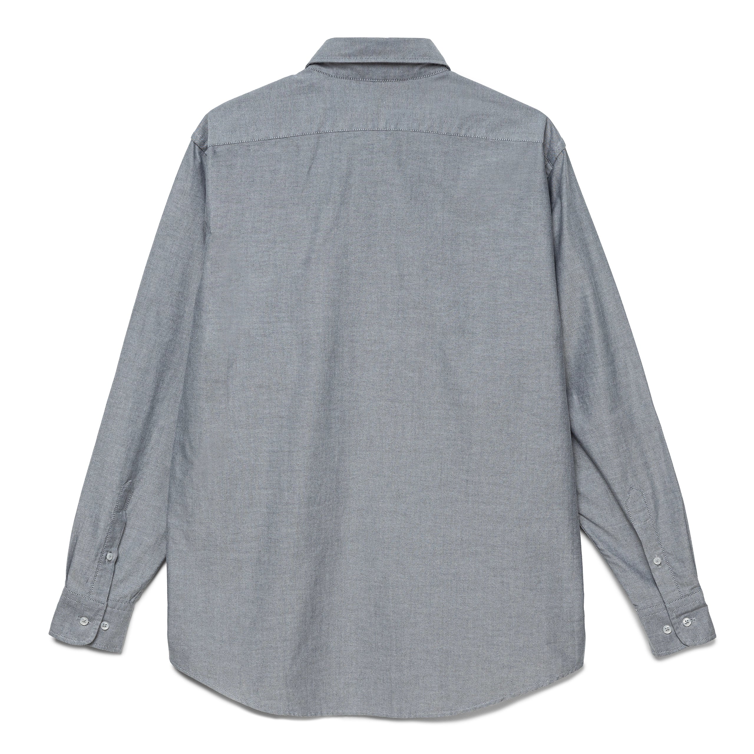 Oxford L/S Shirt | Charcoal - Image 2