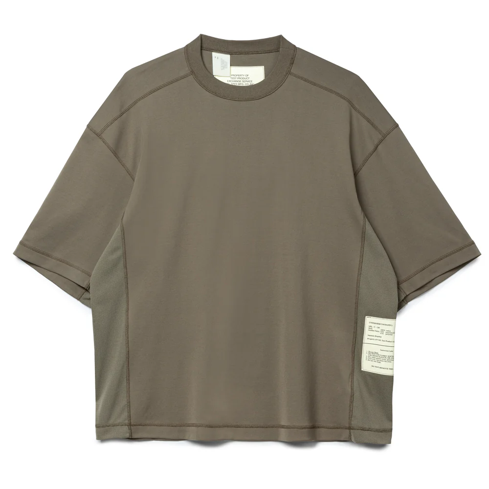 Paneled Tee | Khaki