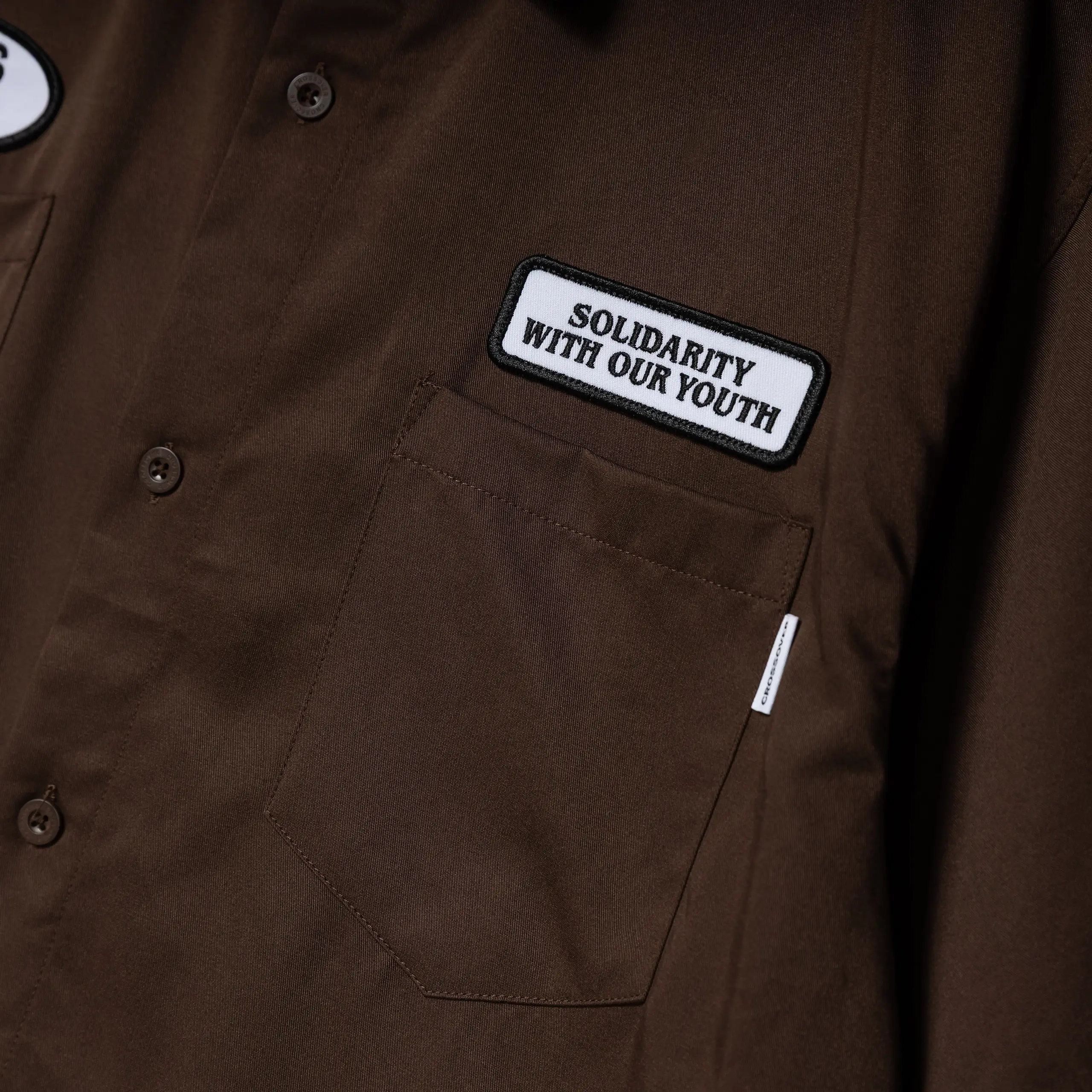 Patches Shirt | Brown - Image 3