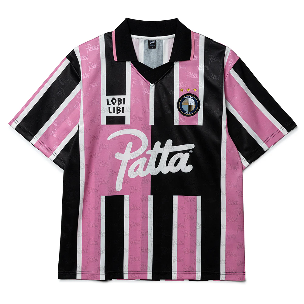 Stripe Football Jersey | Begonia Pink