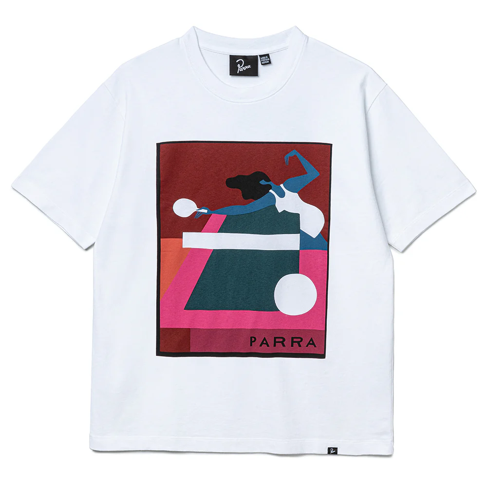 Ping Ponged Tee | White