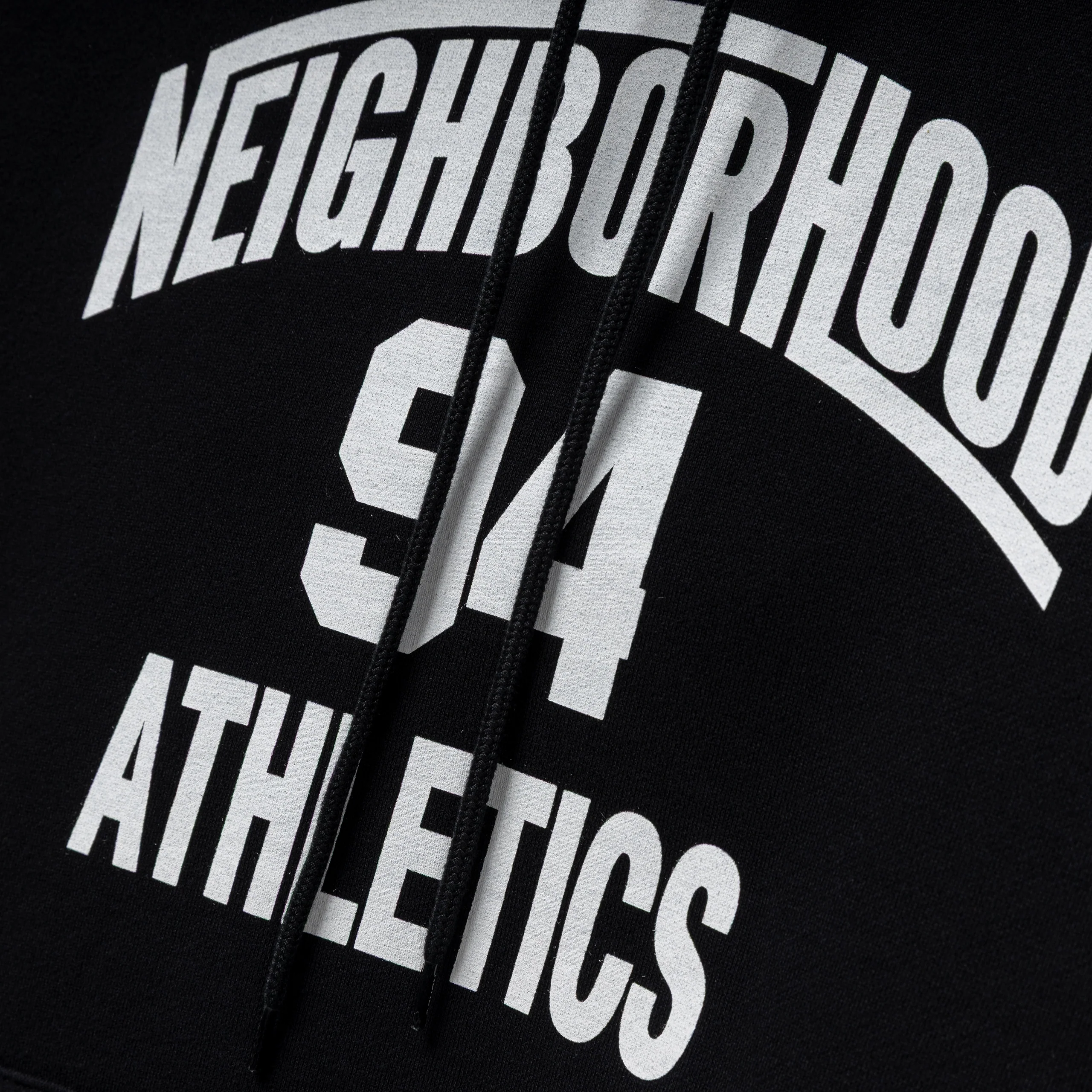 Plain LS Sweat Hoodie | Black - Image 3