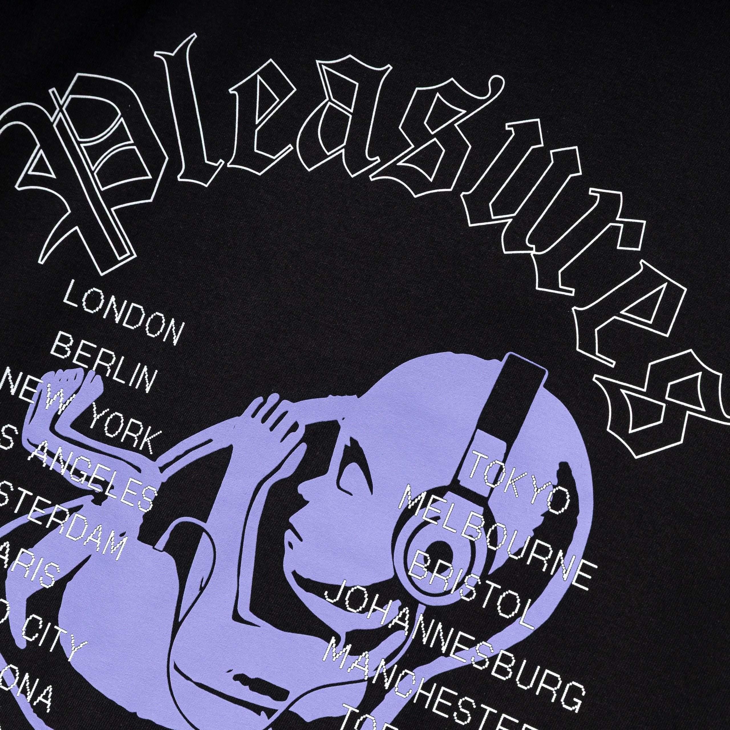 Pleasures x Boiler Room Headphone Tee | Black - Image 3