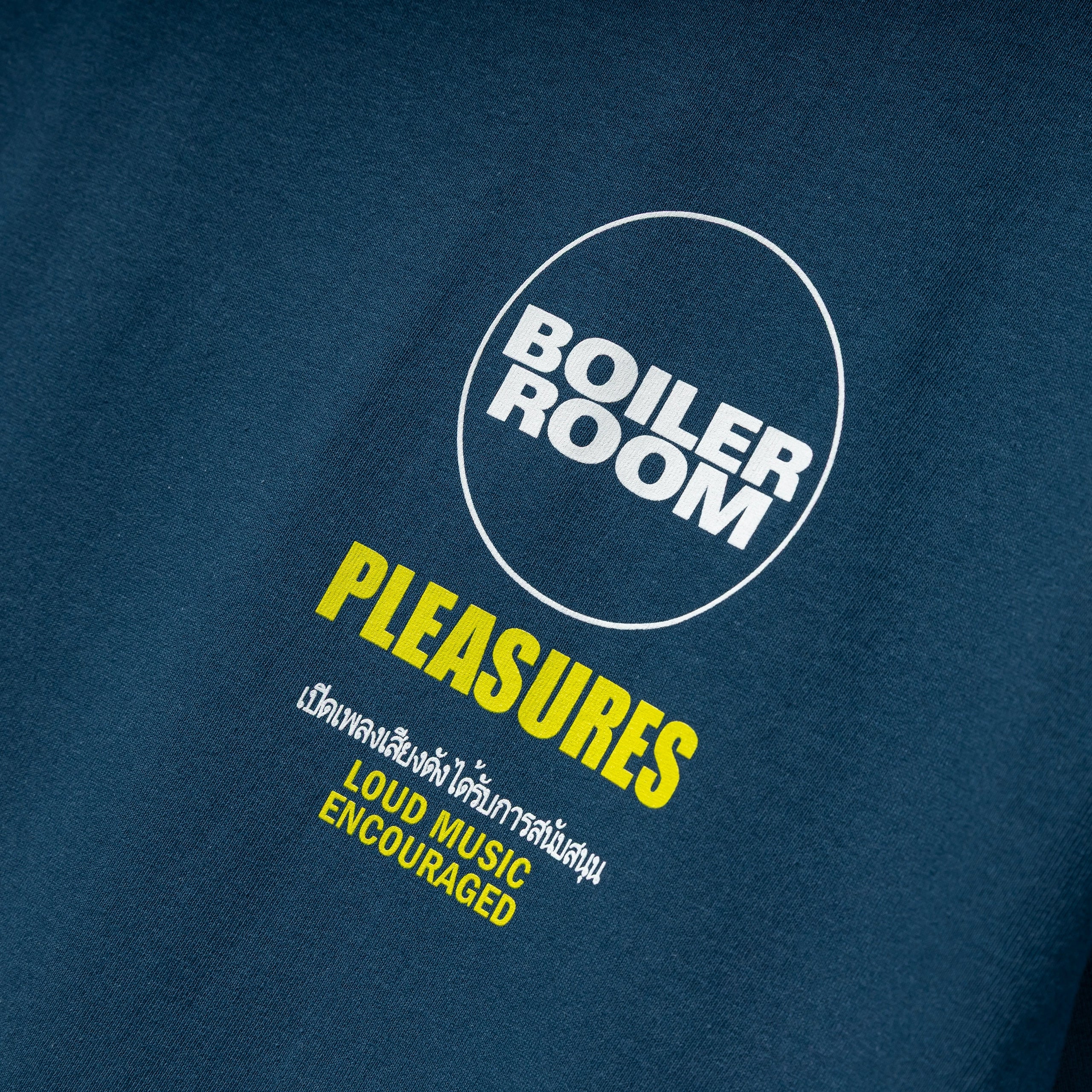 Pleasures x Boiler Room Turntable Tee | Blue - Image 3