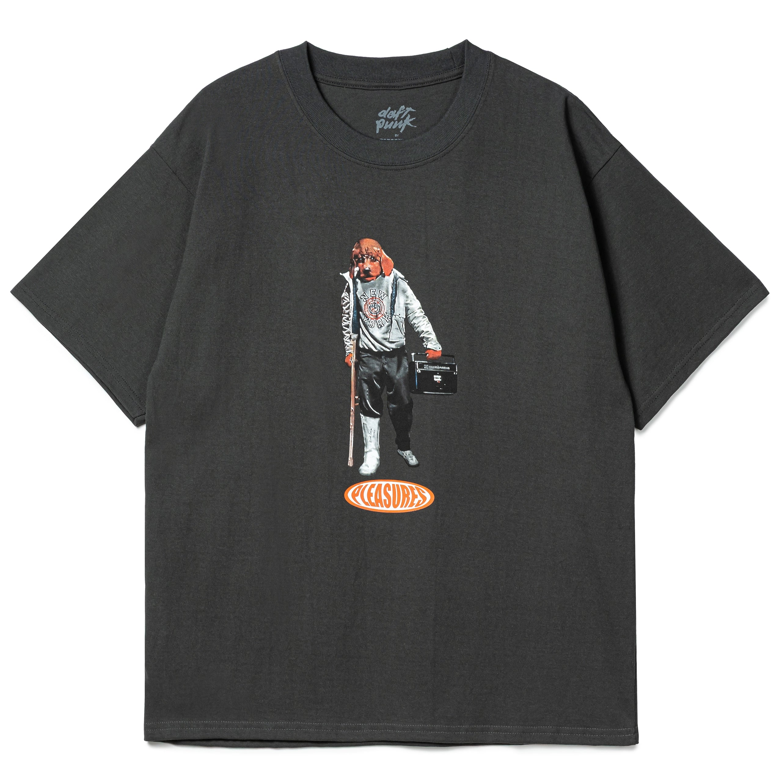 Pleasures x Daft Punk Da Funk Tee | Faded Black