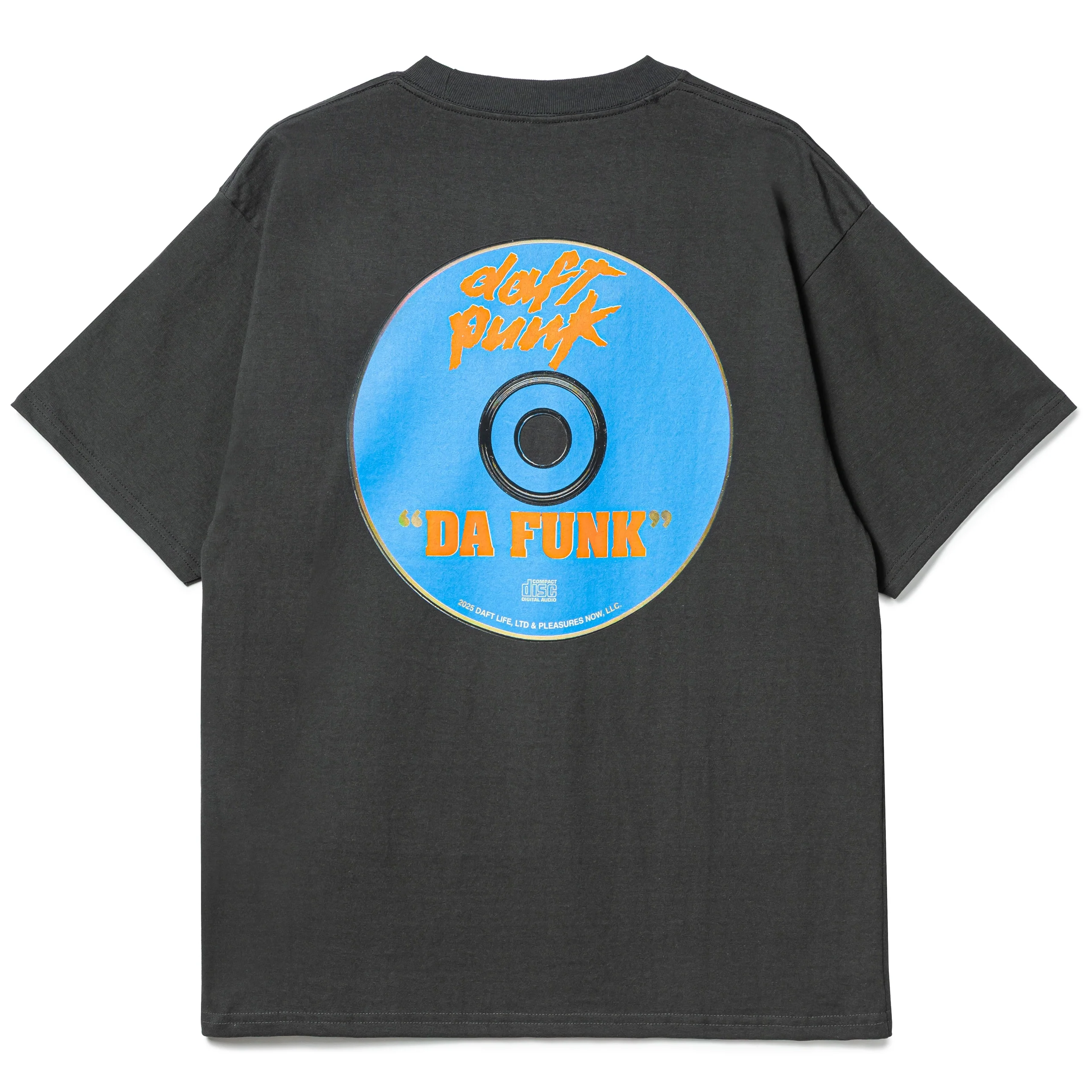 Pleasures x Daft Punk Da Funk Tee | Faded Black - Image 2