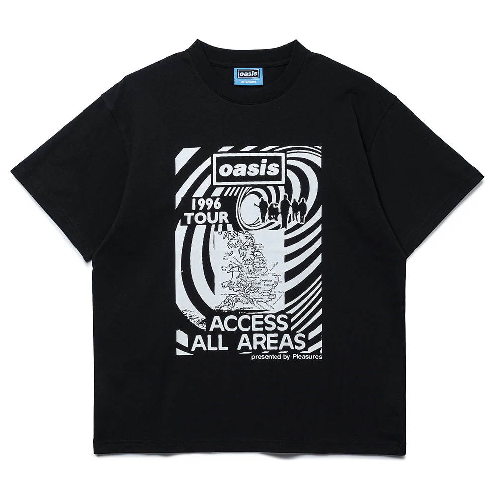 Pleasures x Oasis All Access Tee | Black